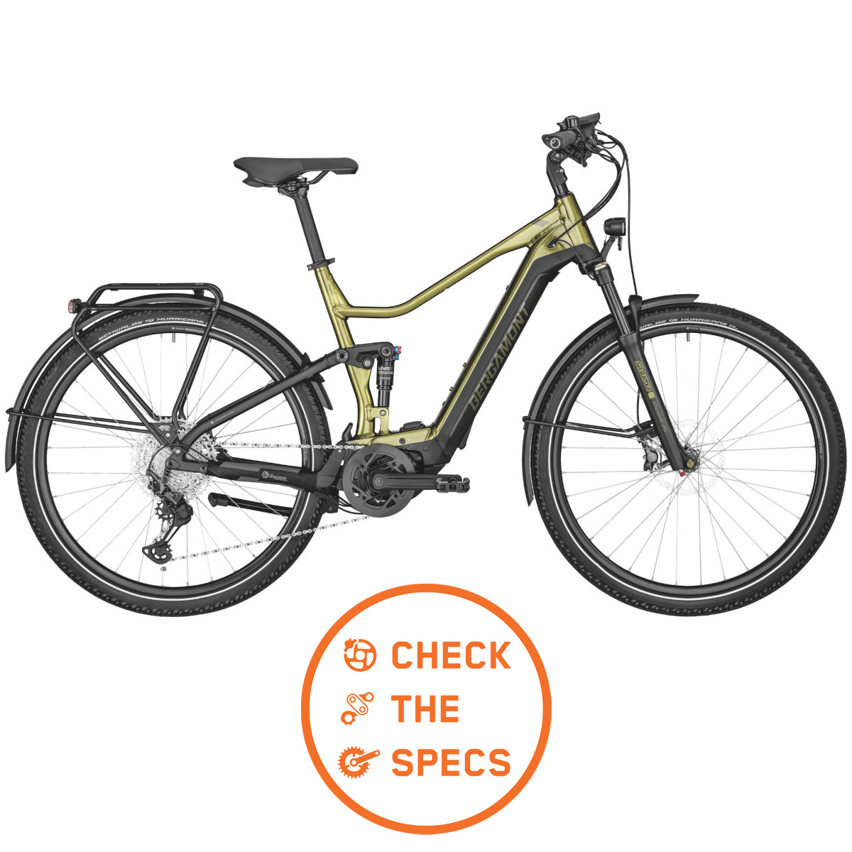 Productfoto van Bergamont E-HORIZON FS ELITE - Trekking E-Bike - 2022 - dark gold A01
