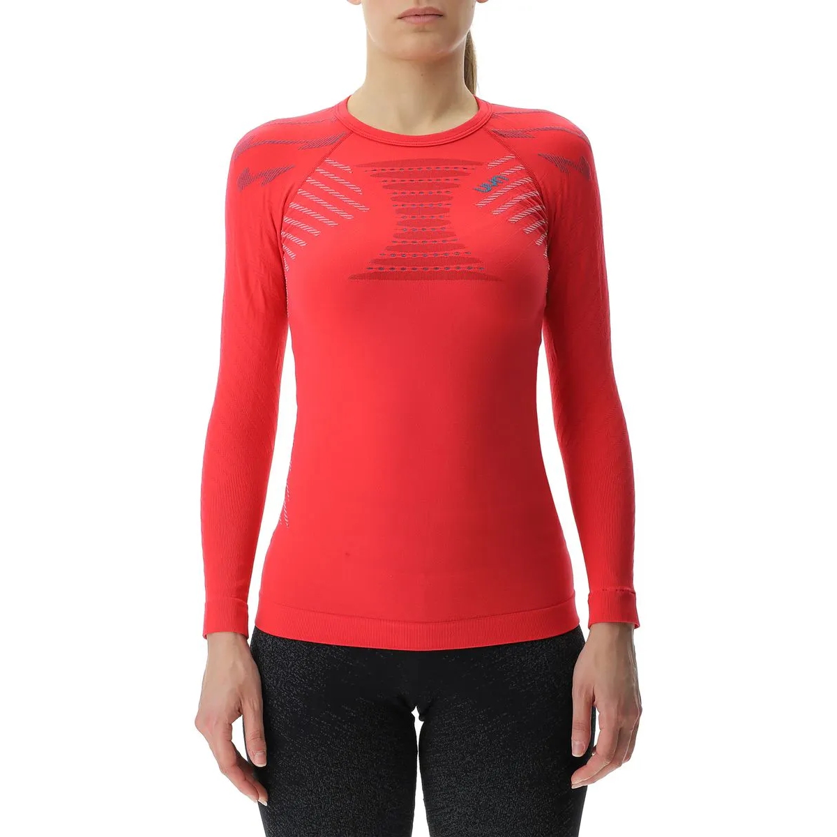 Zdjęcie: UYN Running Ultra1 Longsleeve Shirt Women - Rose Red/Lillac/Peacock