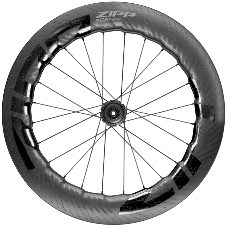 Picture of ZIPP 858 NSW Carbon Rear Wheel - Tubeless - Centerlock - 12x142mm - black