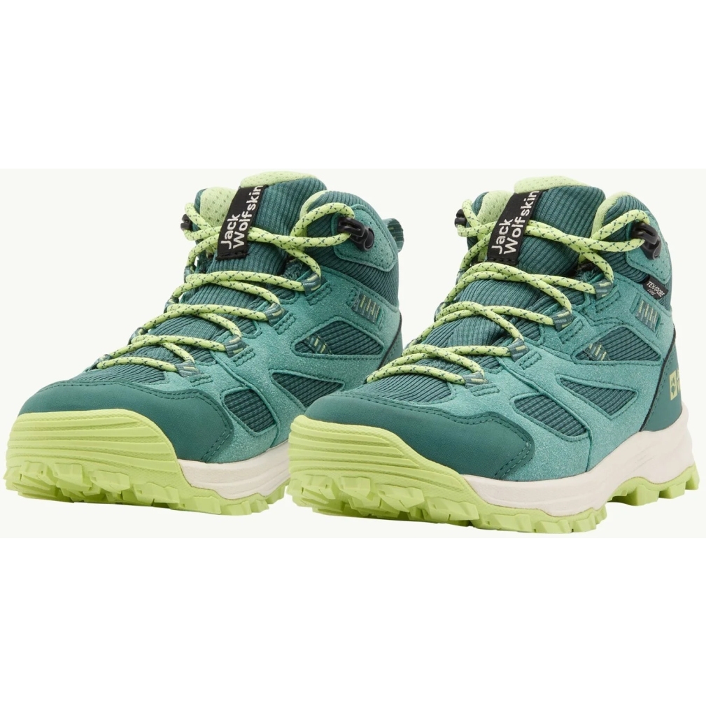 Jack Wolfskin Vojo Tour Texapore Mid Hiking Shoes Kids - jade