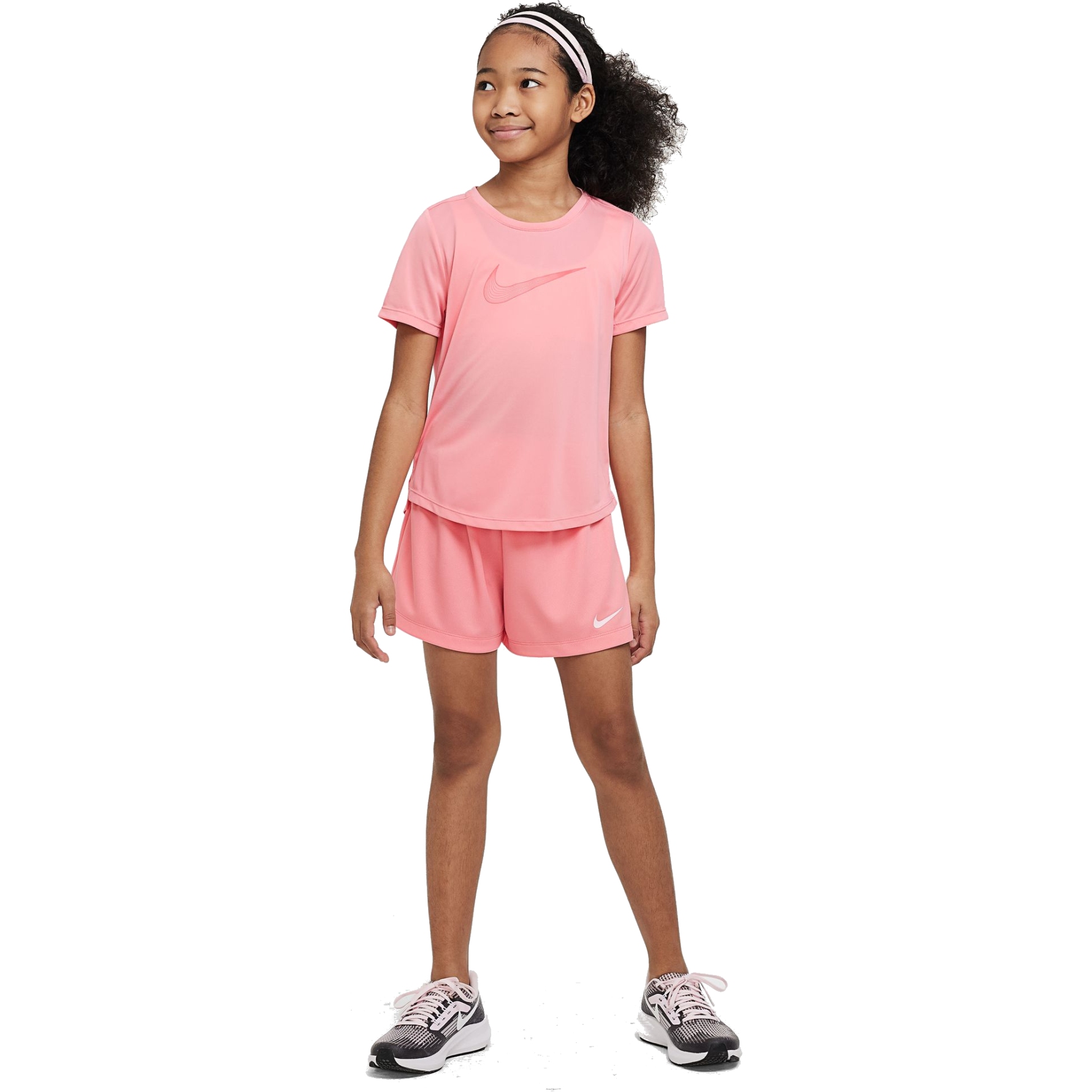 Nike Dri-Fit One Kurzarmshirt Kinder - coral chalk/sea coral DD7639-611