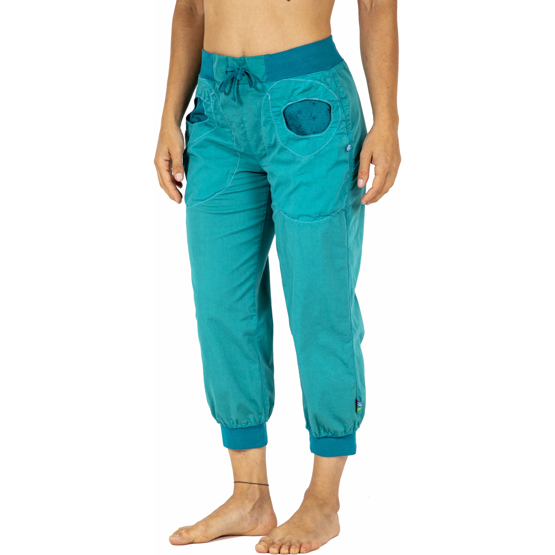 Kuva tuotteesta E9 Remix 3/4 Climbing Pants Women - Tropical Sea