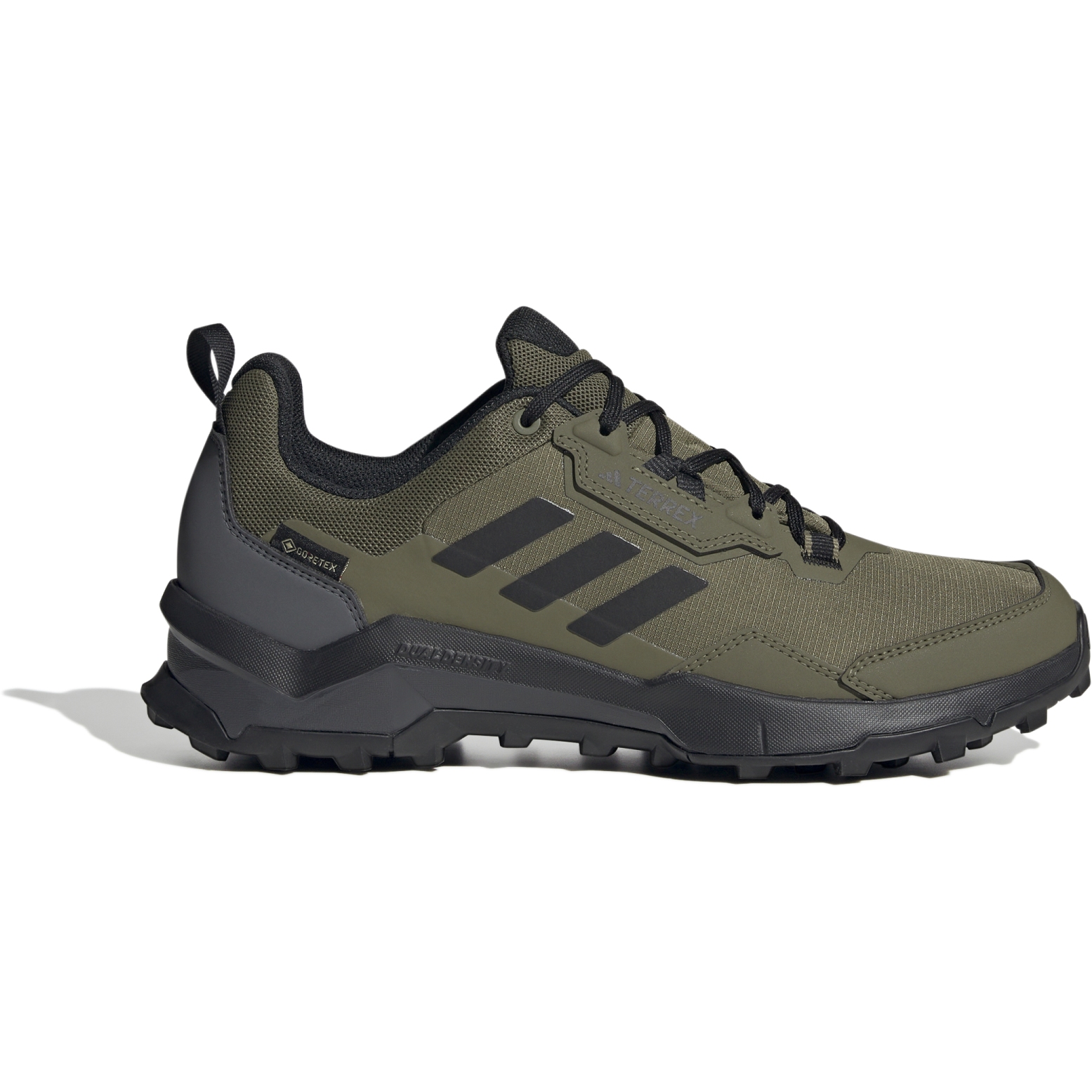 Image of adidas TERREX AX4 GORE-TEX Hiking Shoes Men - focus olive/core black/grey five HP7400