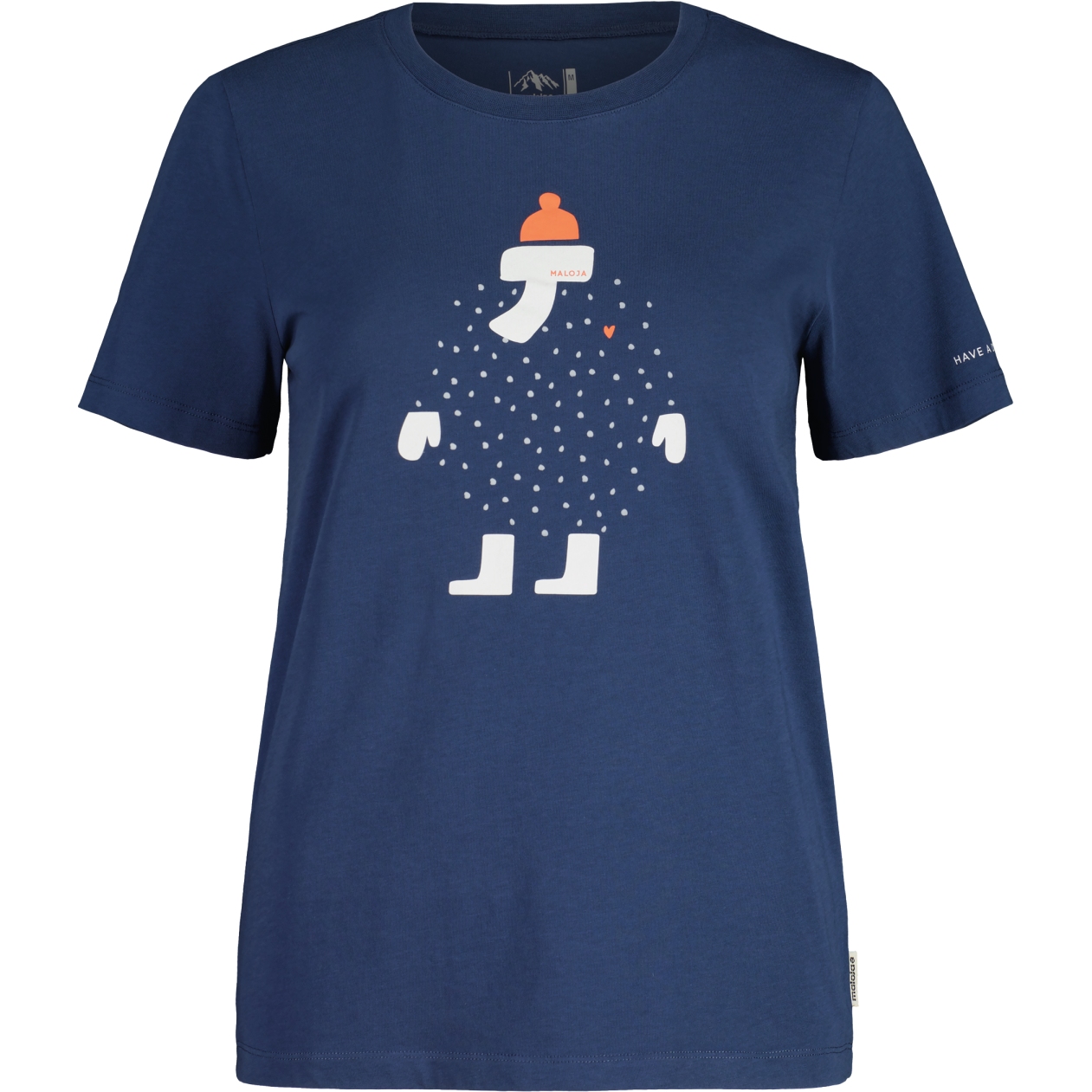 Image of Maloja NomiM. Organic Cotton Tee Women - midnight 8581