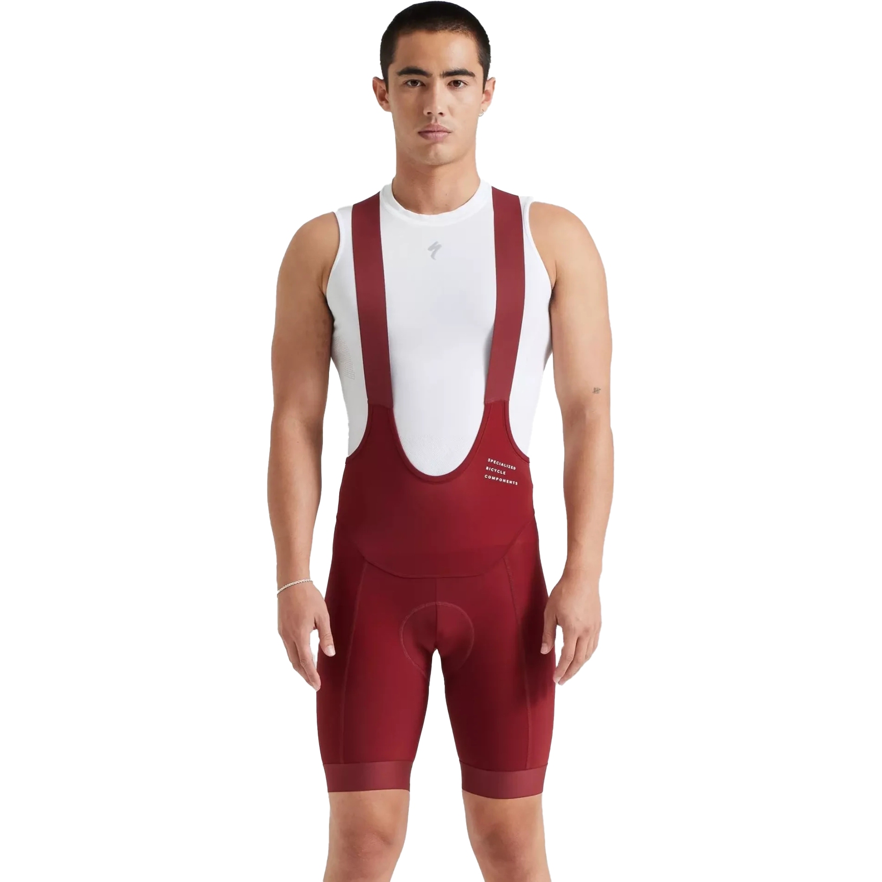 Image of Specialized Foundation Bib Shorts Men - garnet red