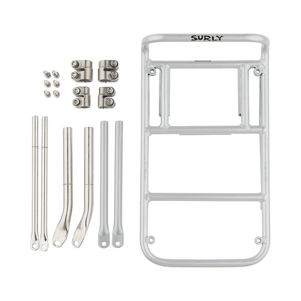 Surly 8-Pack Front Cargo Rack 2.0 - silver | BIKE24