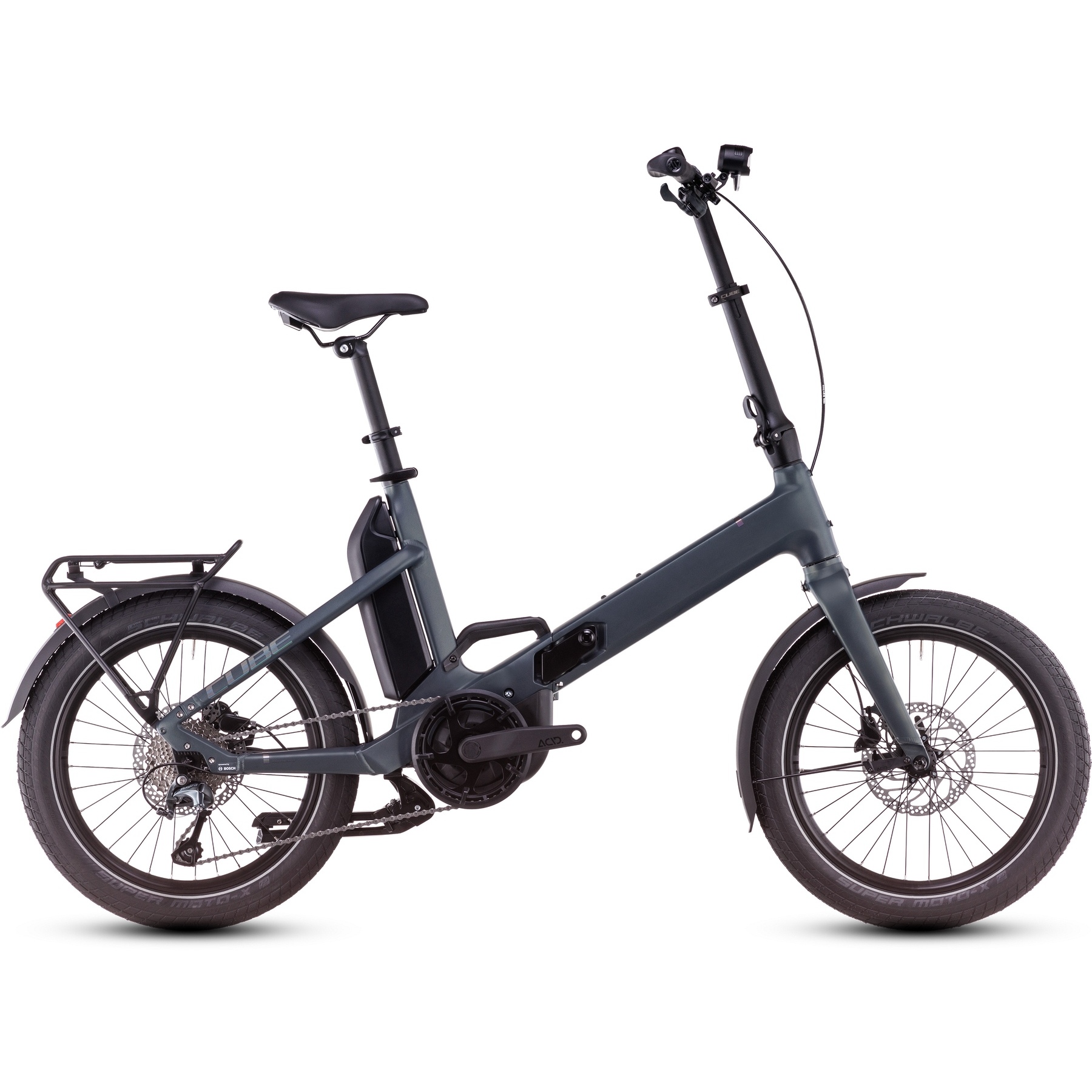 CUBE FOLD HYBRID 500 20 Electric Folding Bike 2025 sagebrushgreen prism