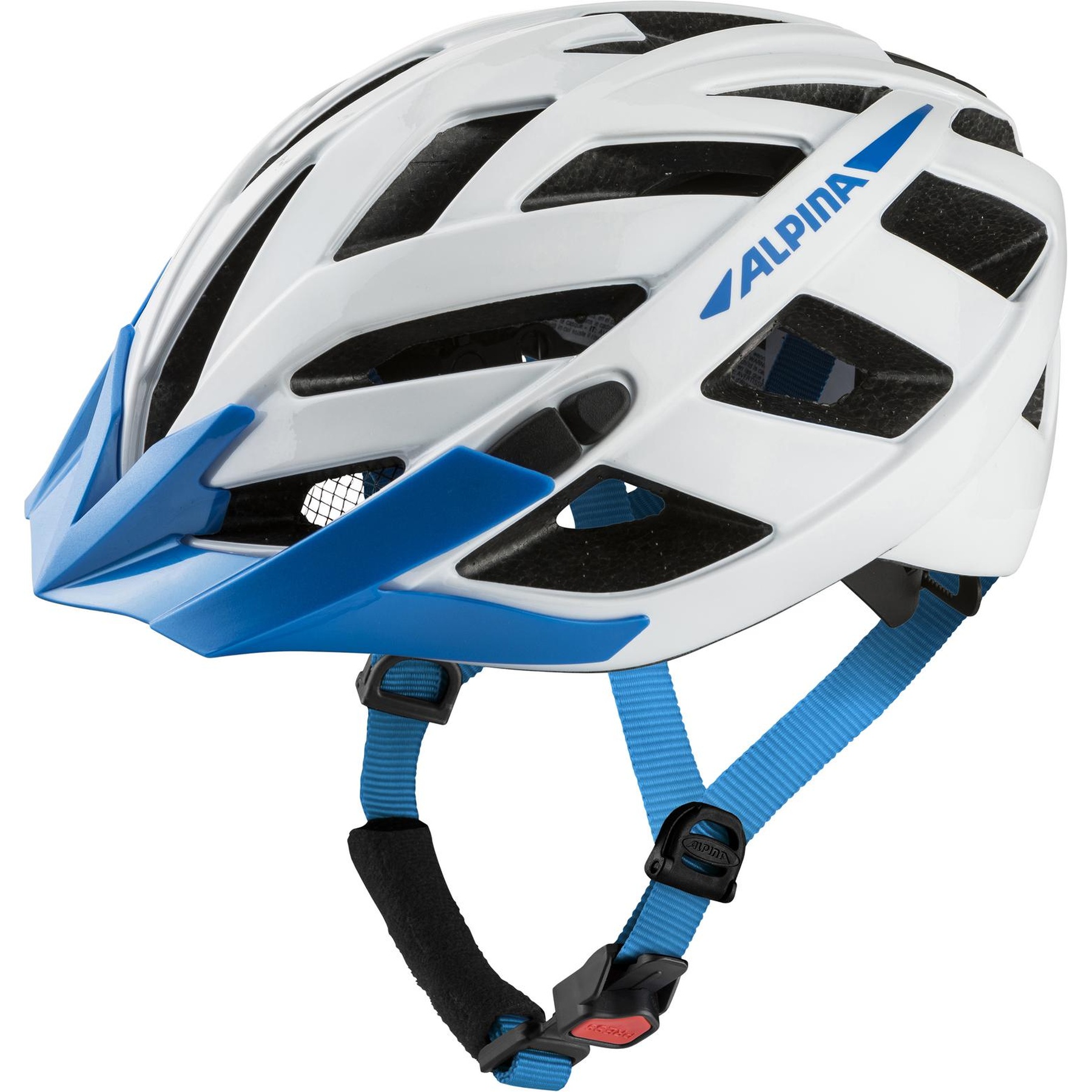 Image of Alpina Panoma 2.0 Helmet - white-blue gloss