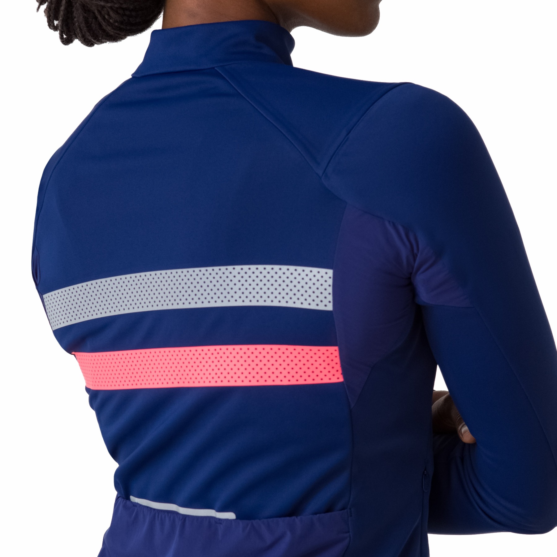 Rapha Brevet Windstopper Long Sleeve Jersey Women - navy/hi