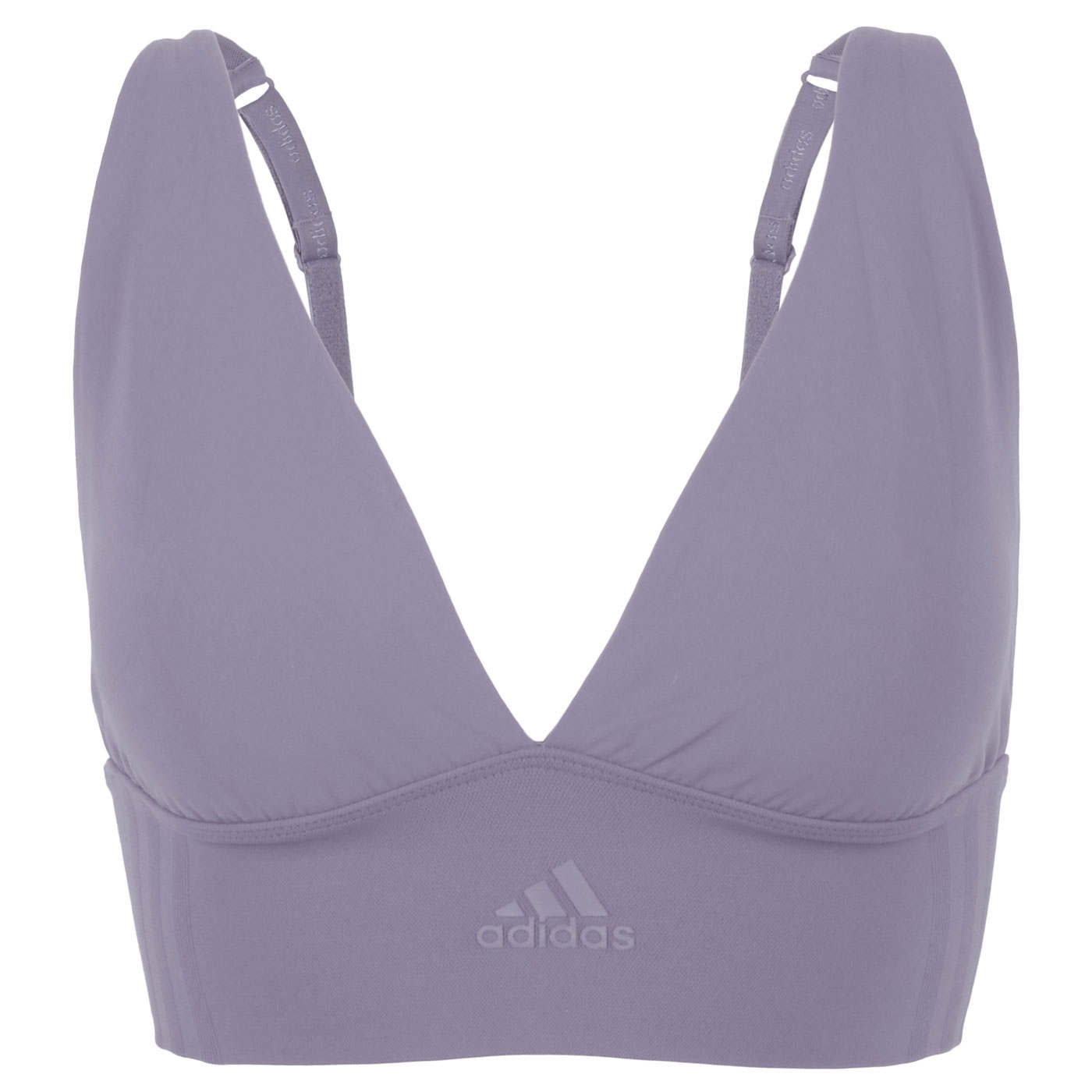 Picture of adidas Sports Underwear Longline Sport Bra Women - 209-silver violet