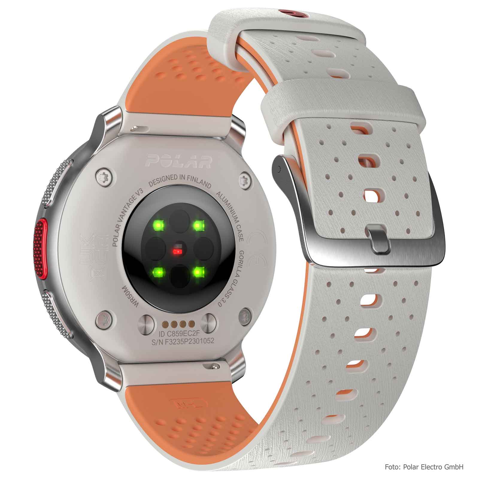 Polar Vantage V3 GPS Multisports Watch - Sunrise Apricot