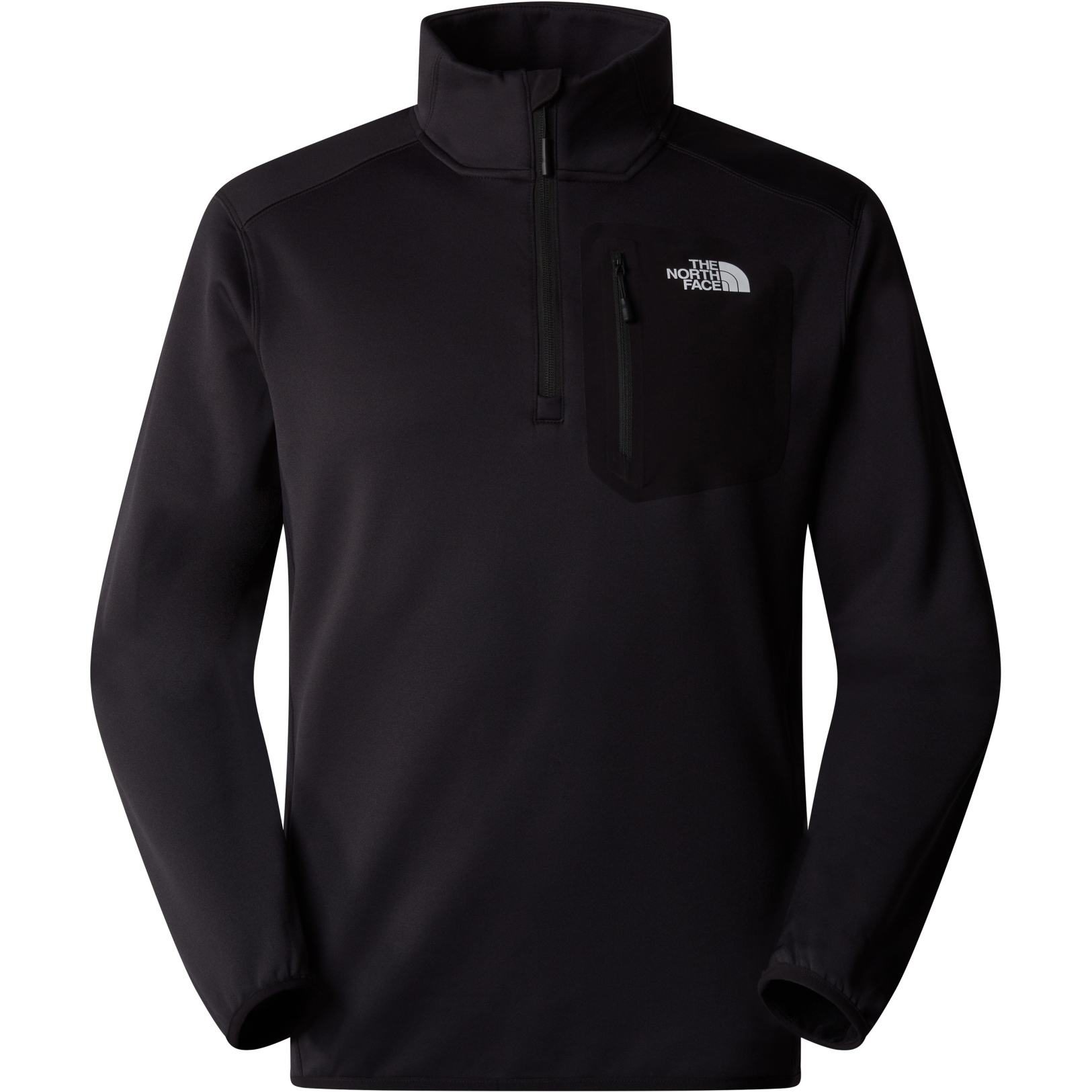 The North Face Crest 1/4 Zip Fleece Pullover Men - TNF Black