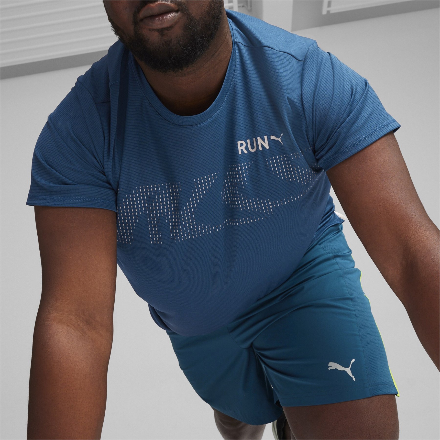 ★★PUMA★★ MAPF1 Crew Short Sleeve T-Shirt Ocean Tropic 62 T-shirt Puma MAPF1 ESS Logo - T-Shirts - Men's Lifestyle