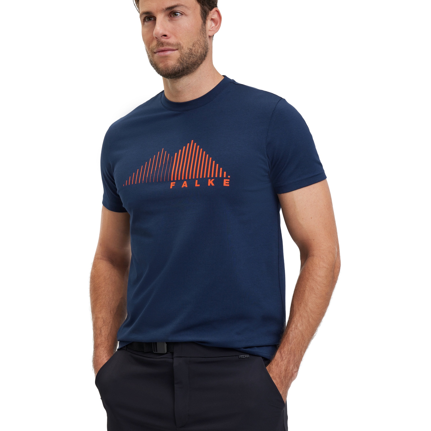 Produktbild von Falke TK Graphic T-Shirt Herren - space blue 6116