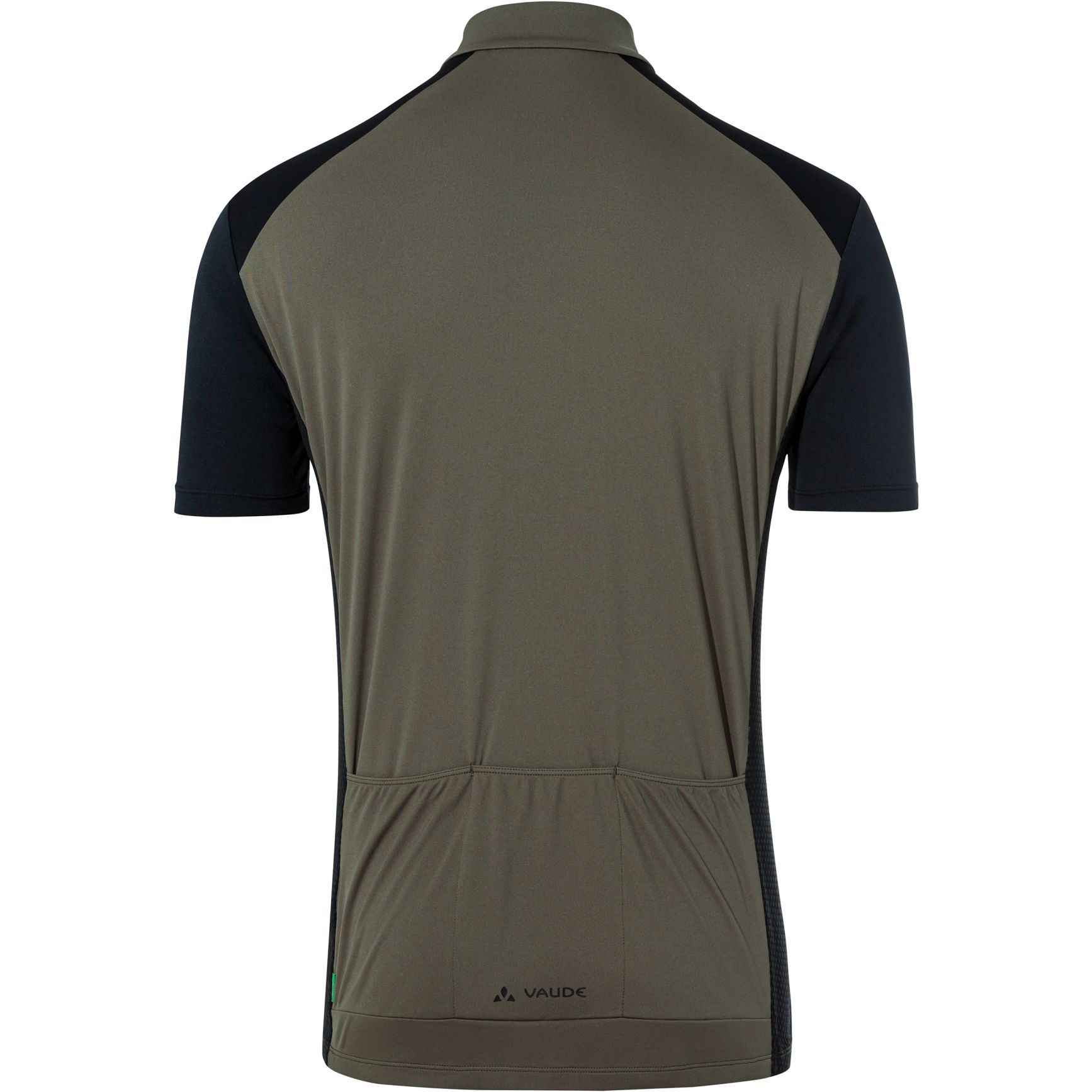 Vaude Maglia a Maniche Corte Uomo Matera Half Zip khaki