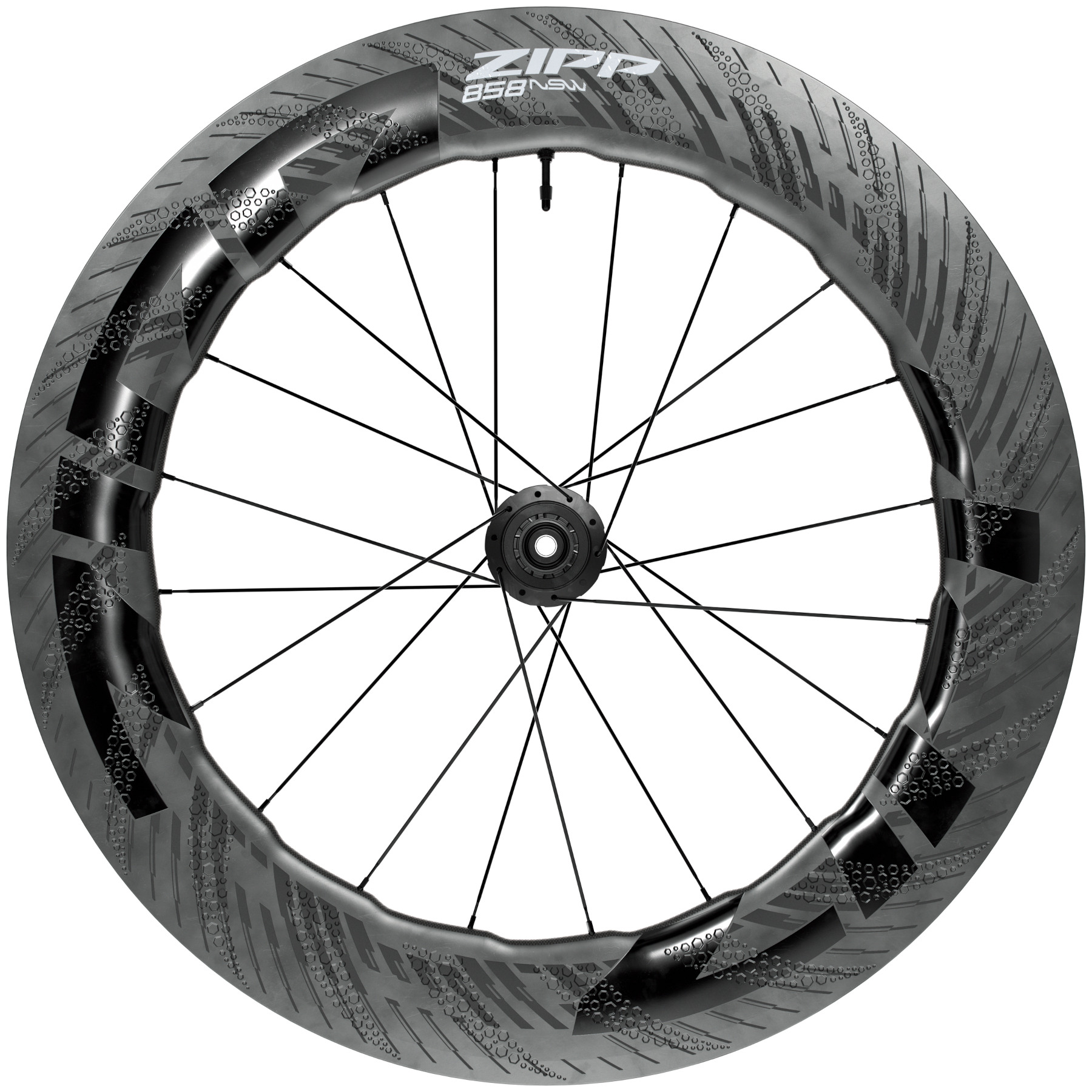 Produktbild von ZIPP 858 NSW Hinterrad (ZR1 SL) - 28&quot; | Carbon | Hookless | Centerlock - 12x142mm - XDR