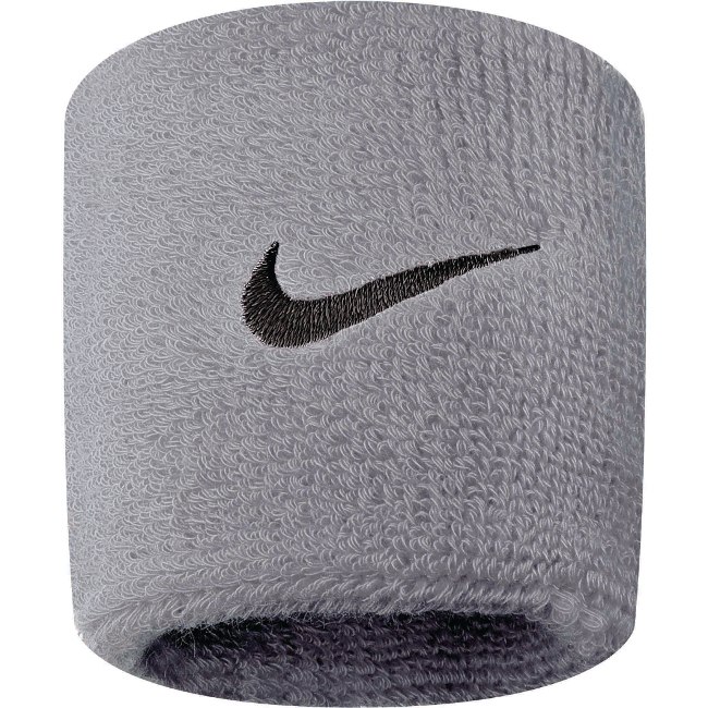 Produktbild von Nike Swoosh Schweißbänder (2er Pack) - grey heather/black 051