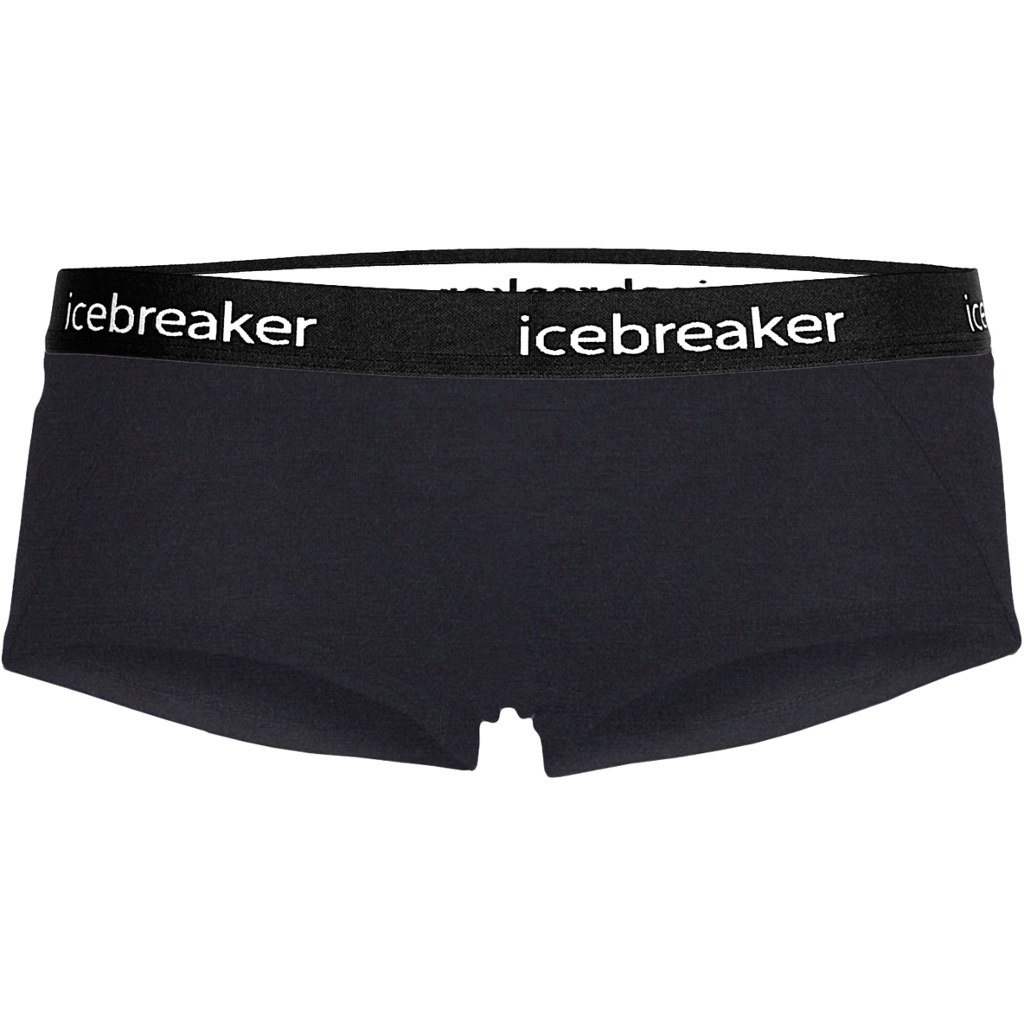 Image de Icebreaker Slip Femme - Merino Sprite Hot Pants - Noir