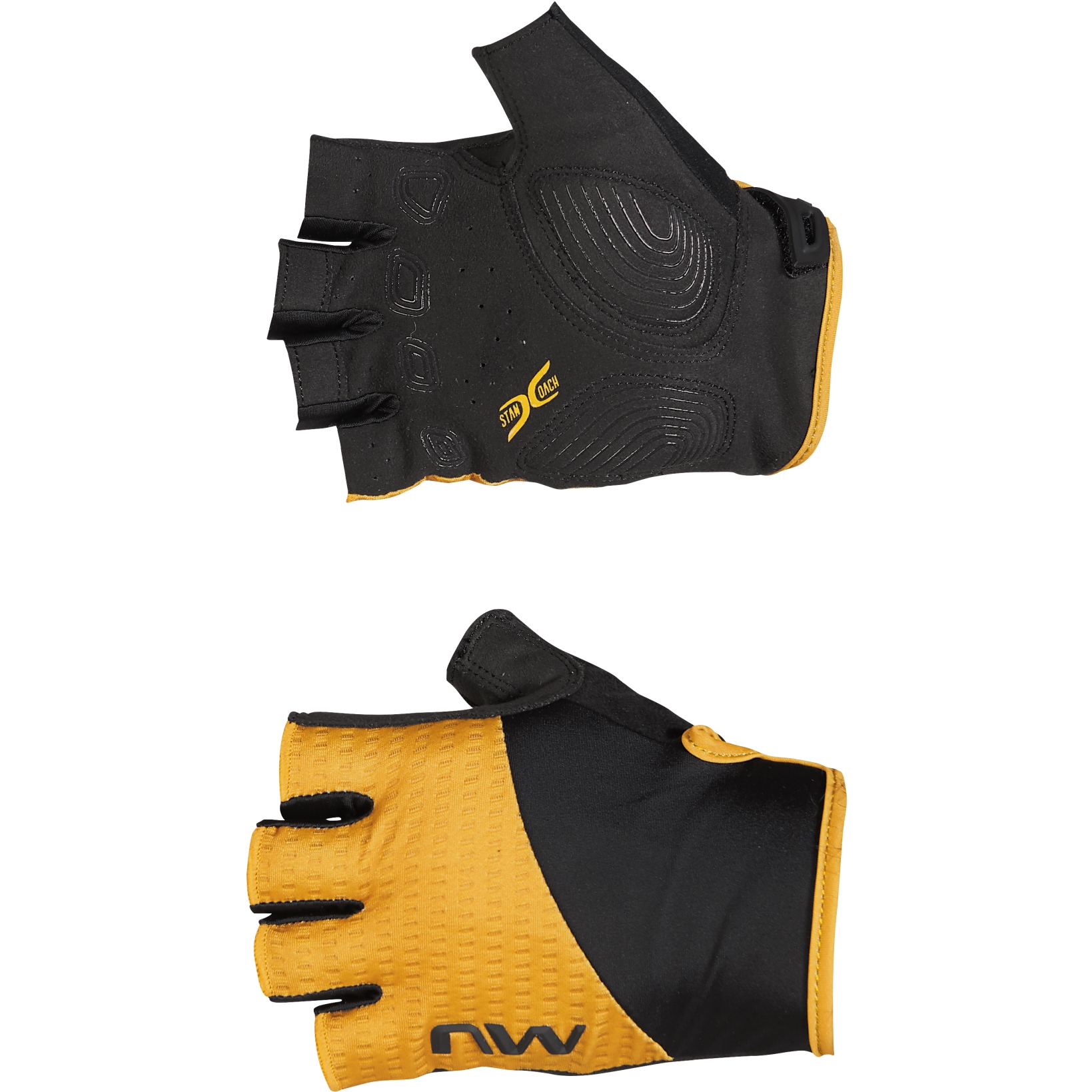 Northwave Fast Short Finger Gloves Men ochre black 62 BIKE24