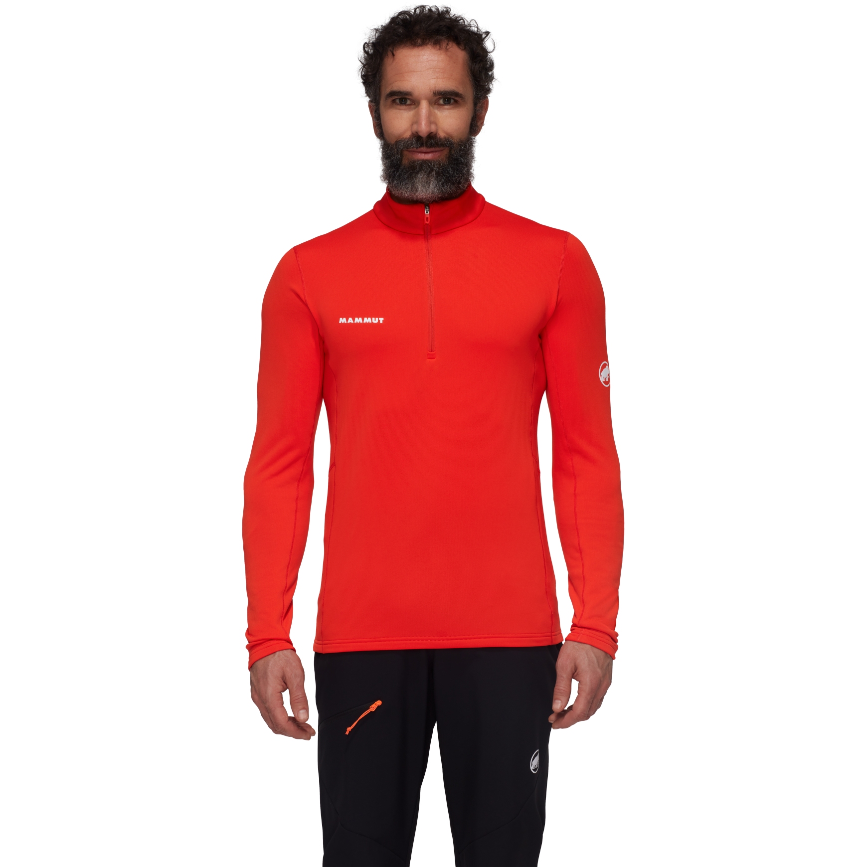 Picture of Mammut Aenergy Half Zip Midlayer Pullover Men - mammut red