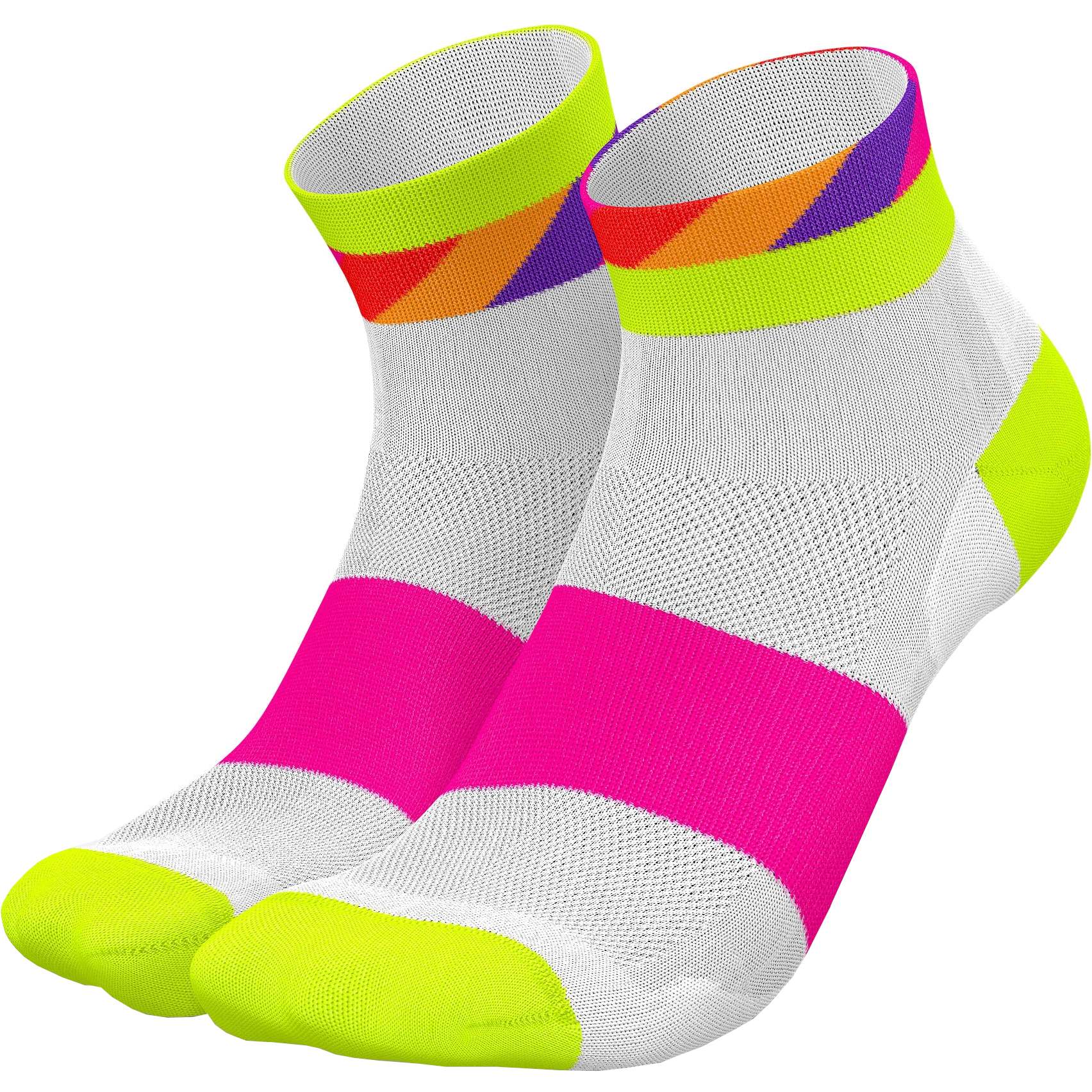 Photo produit de INCYLENCE Chaussettes - Ultralight Strides Short - Blanc Canary