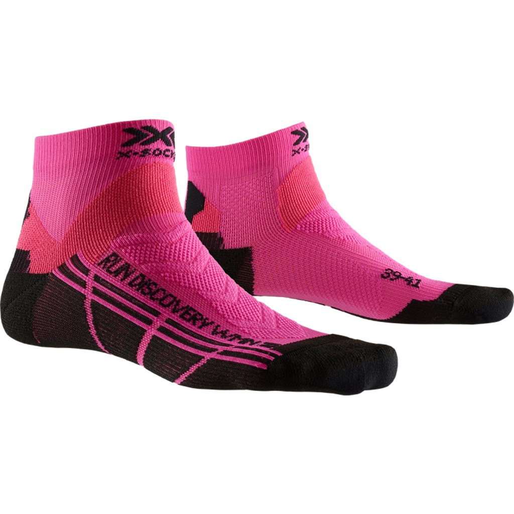 Picture of X-Socks Run Discovery Women&#039;s Running Socks - flamingo pink/opal black