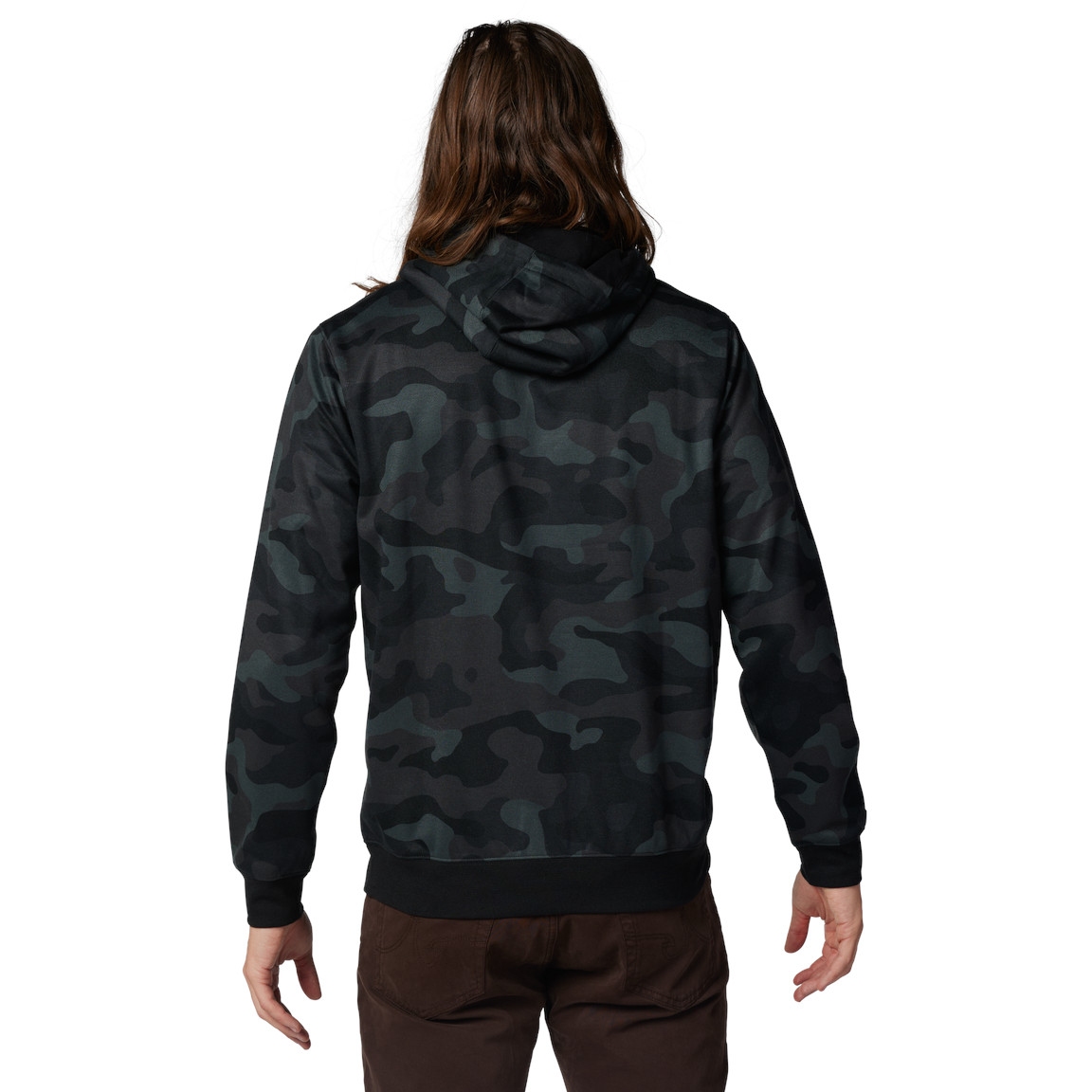 ☆FREEDOM☆ Cadillo Overfit Hood Black Camo CD24MMHD004BCM Black Camo Circle Logo Hoodie