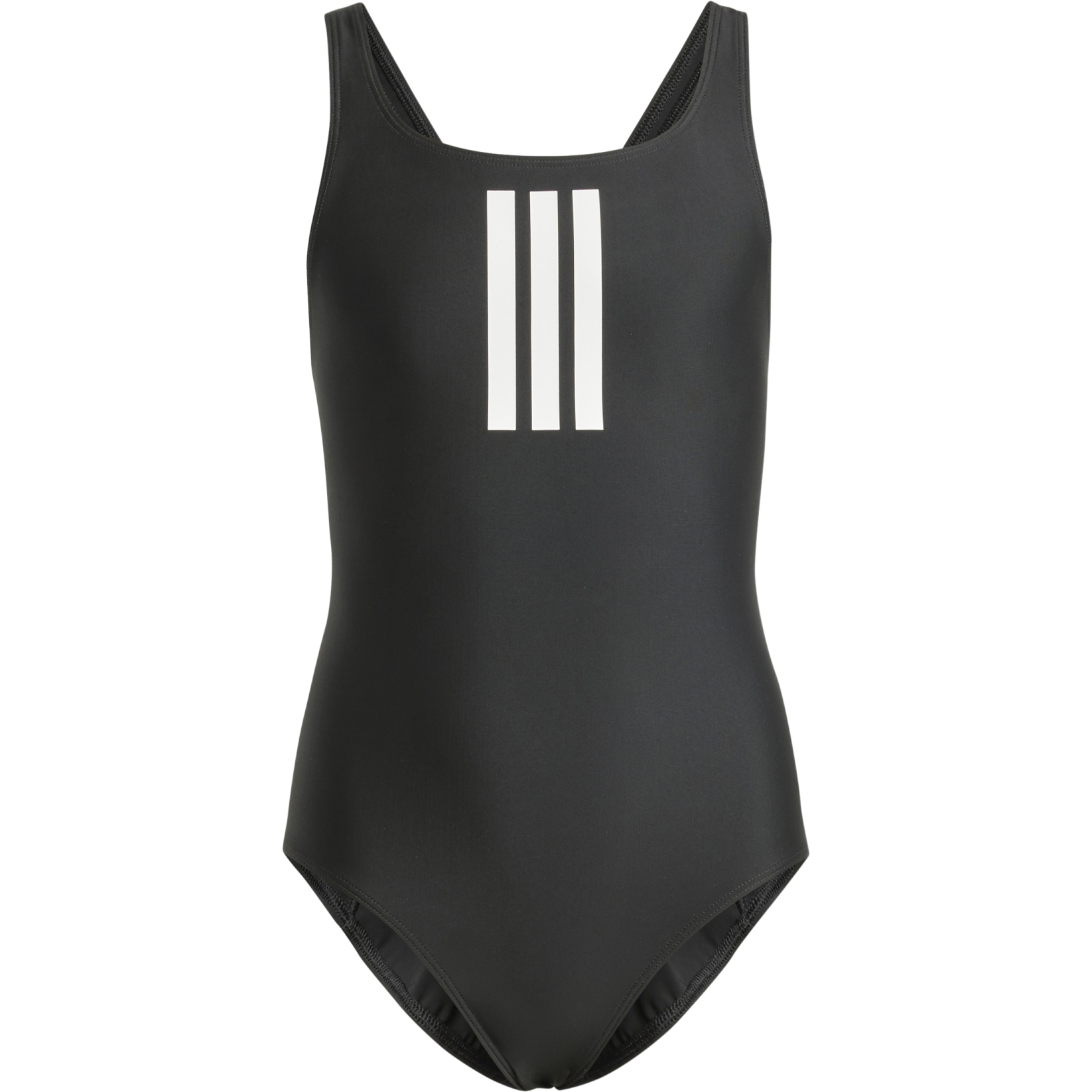 Produktbild von adidas 3-Stripes Mid Badeanzug Kinder - schwarz/weiß JE2404