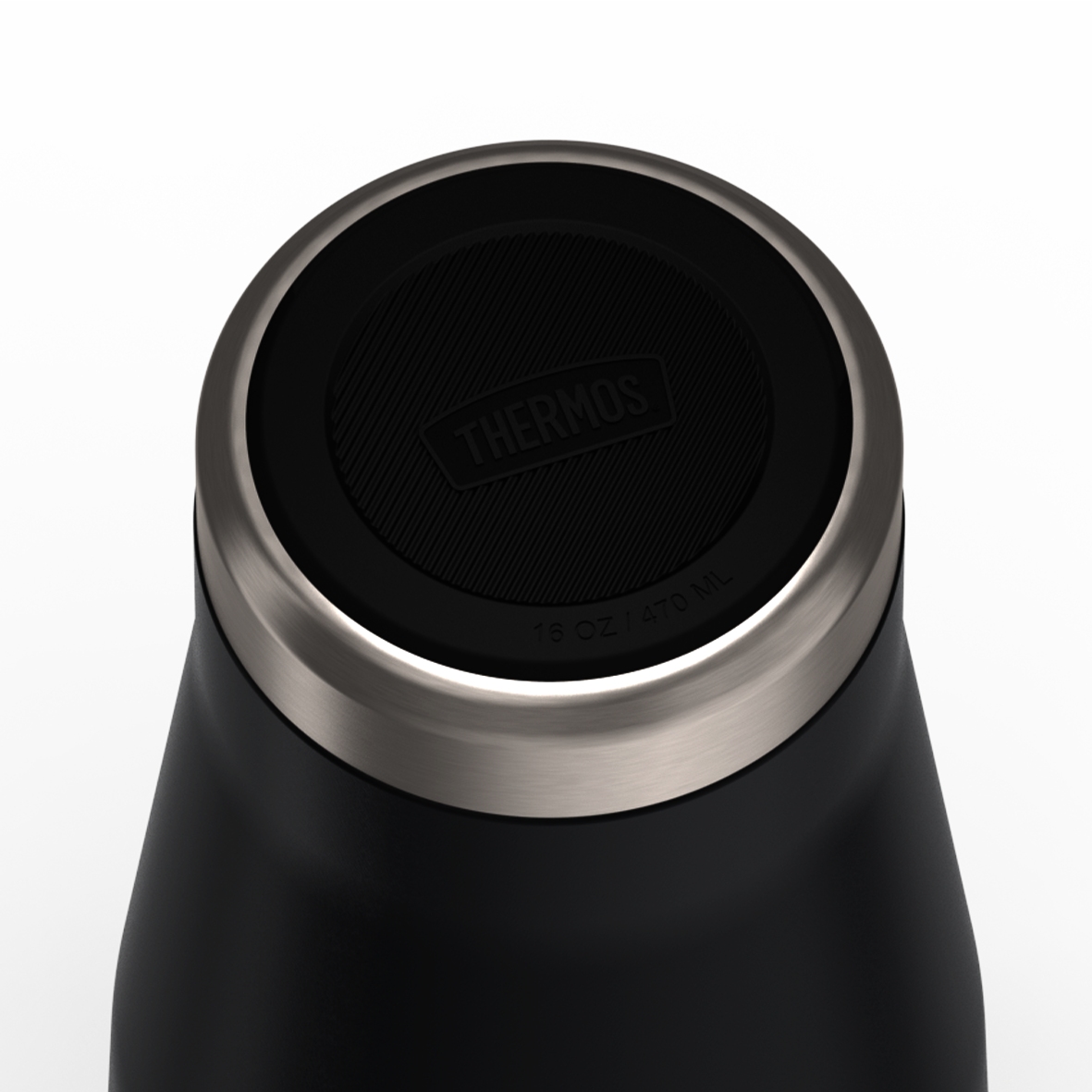 Thermos ICON MUG Thermobeker voor onderweg, 0,47 l, beige/zandsteen mat, 470 ml, roestvrijstalen koffiebeker, 7 uur warm/22 uur koud, vaatwasmachinebestendig, absoluut dicht, BPA-vrij