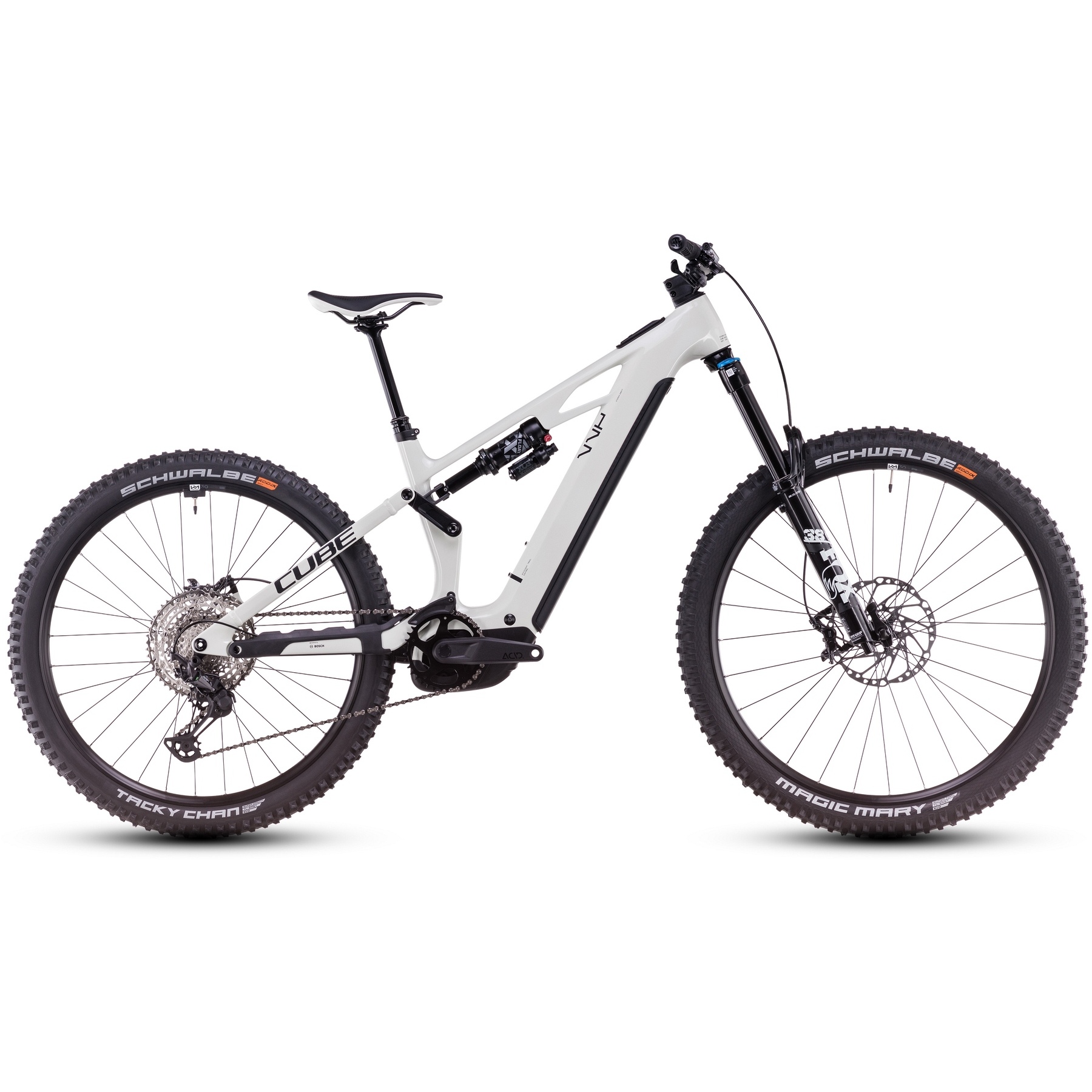 Productfoto van CUBE STEREO HYBRID ONE77 HPC SLX 800 - Carbon E-Mountainbike - 2025 - desertstone / black