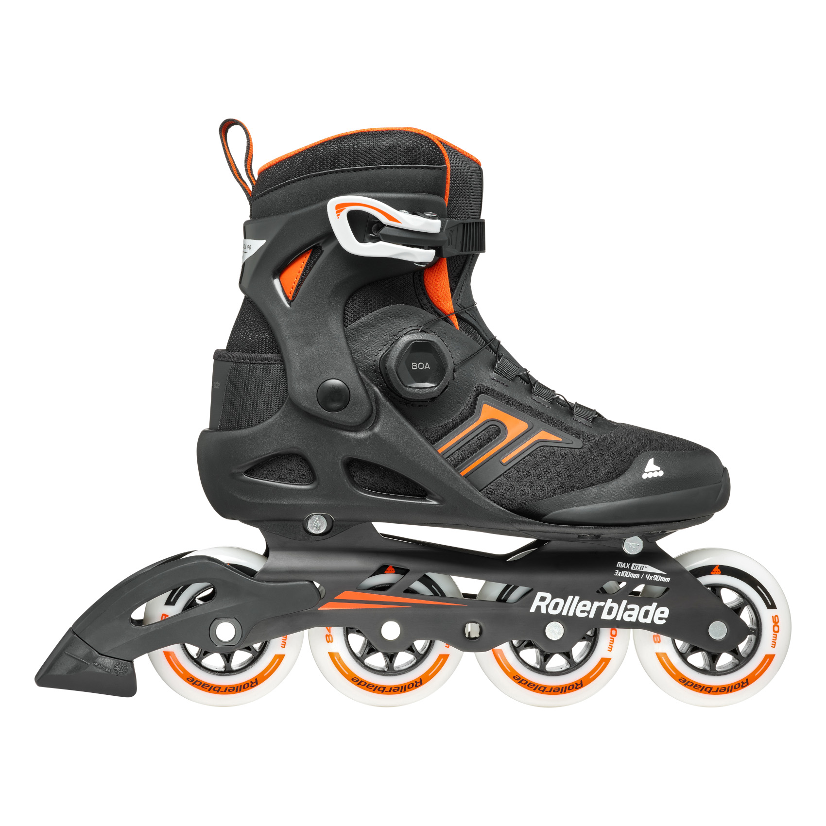 Produktbild von Rollerblade Macroblade 90 BOA - Herren Fitness Inlineskates - schwarz/orange