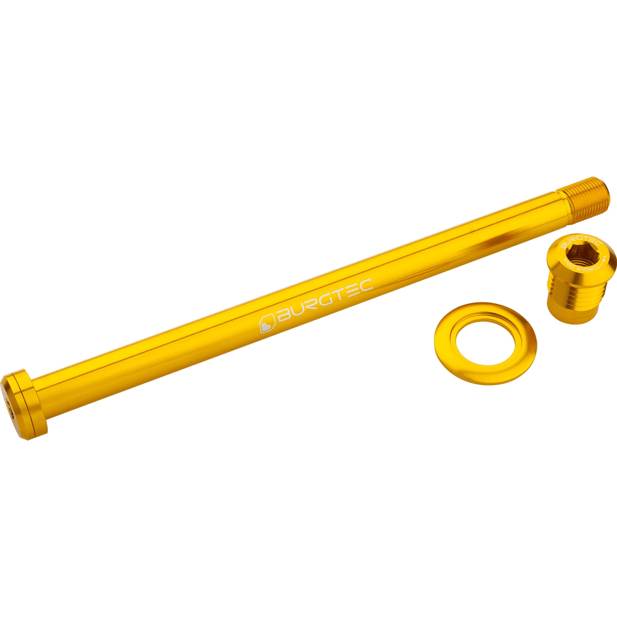 Produktbild von Burgtec Steckachse - 184.5mm | für Trek - burgtec bullion gold