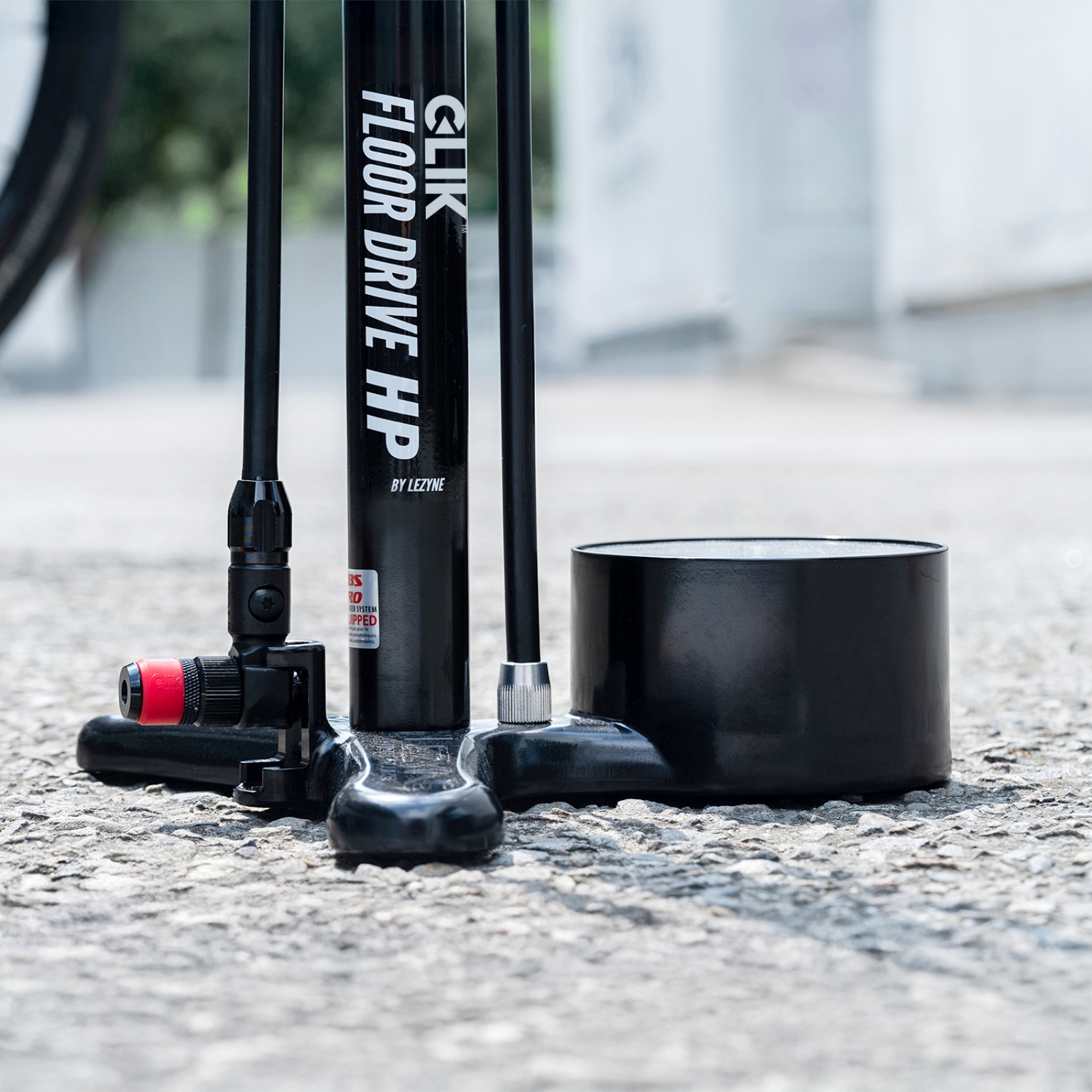 Lezyne CLIK Drive HP Floor Pump - black | BIKE24