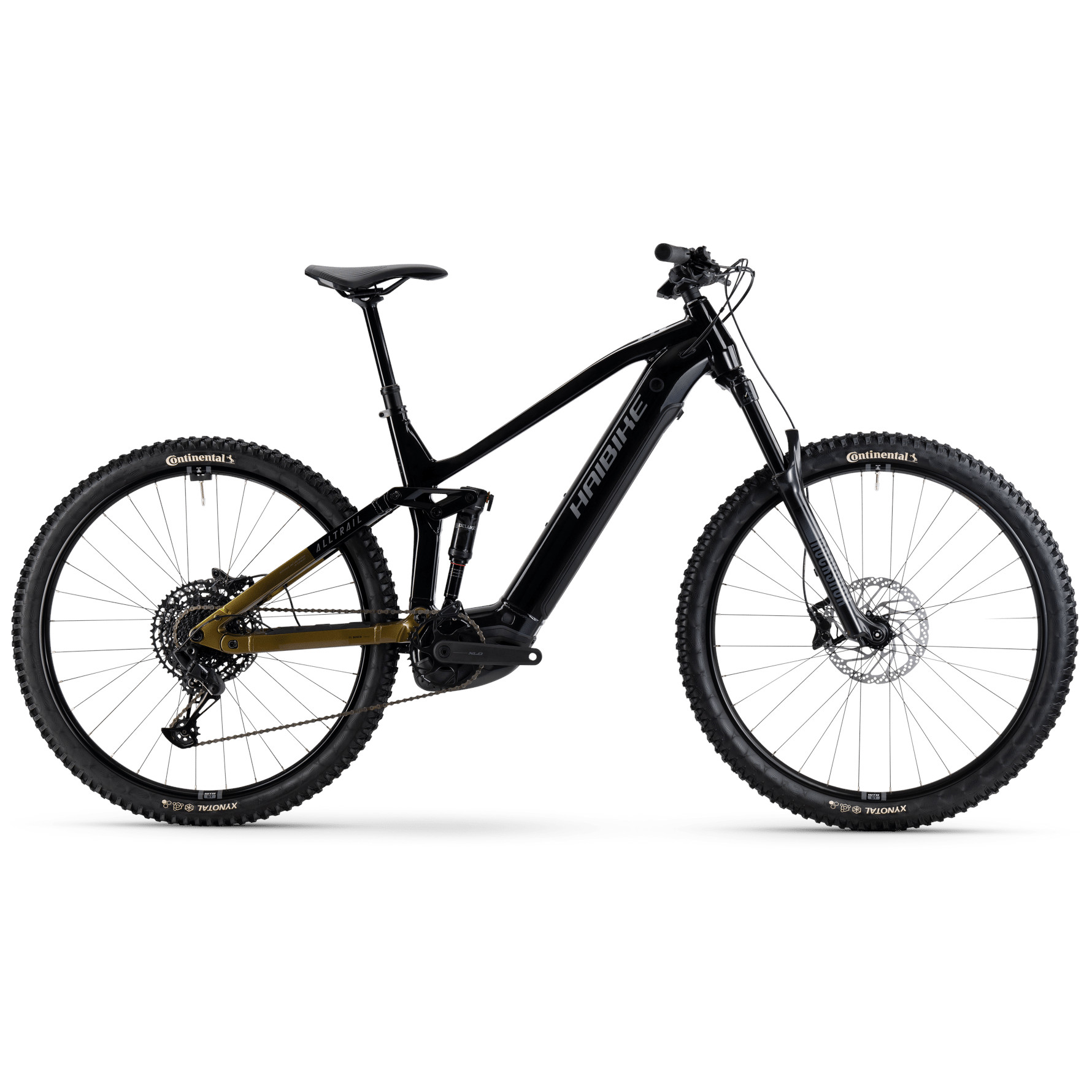 Bild von Haibike ALLTRAIL 10 - 29'' E-Mountainbike - 2025 - black/ninja gold/grey - glossy