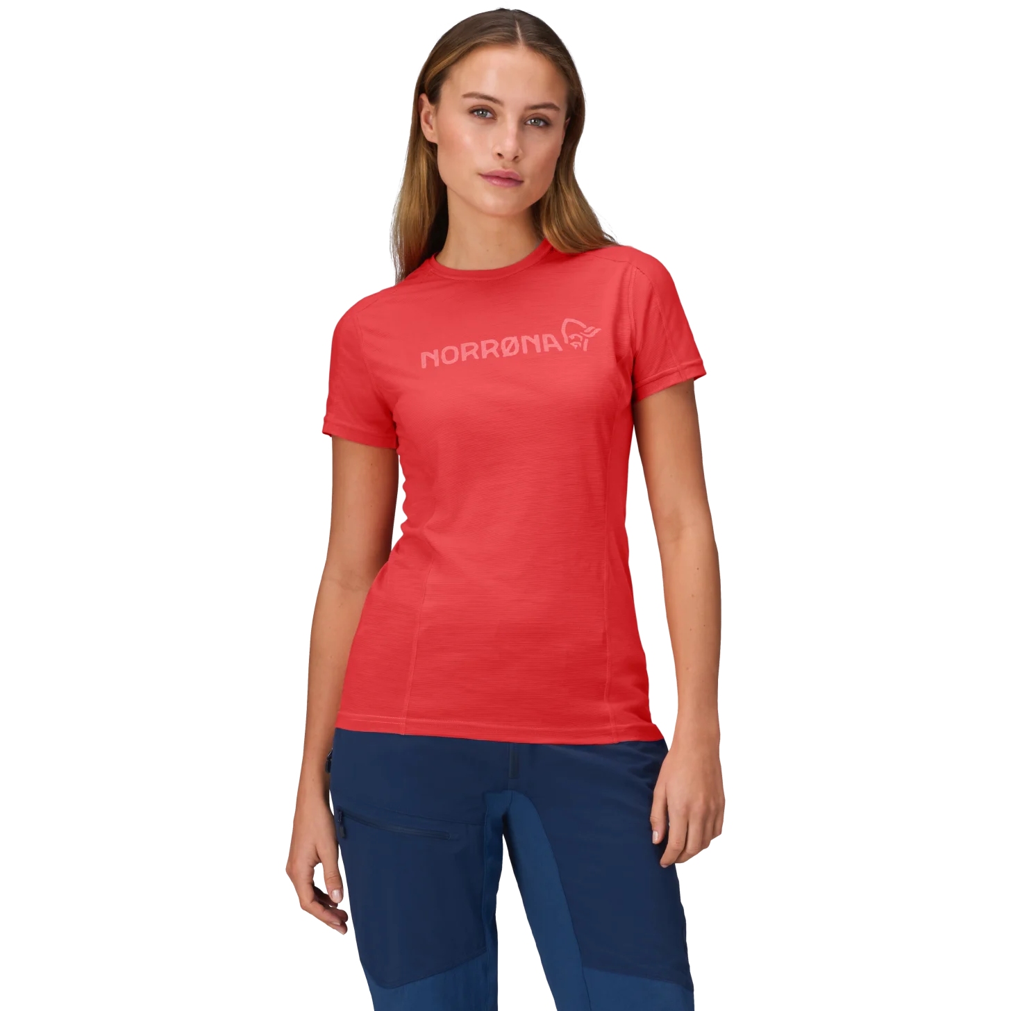 Produktbild von Norrona falketind equaliser merino T-Shirt Damen - Paprika Red