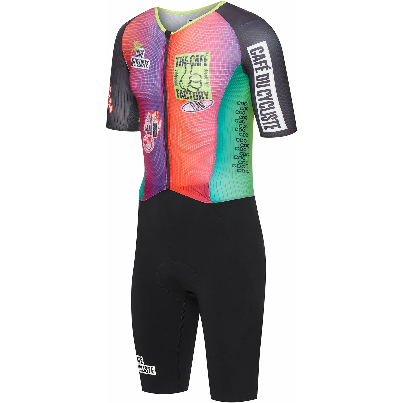 Café du Cycliste x Café Factory Team Cerise Speedsuit Men - black