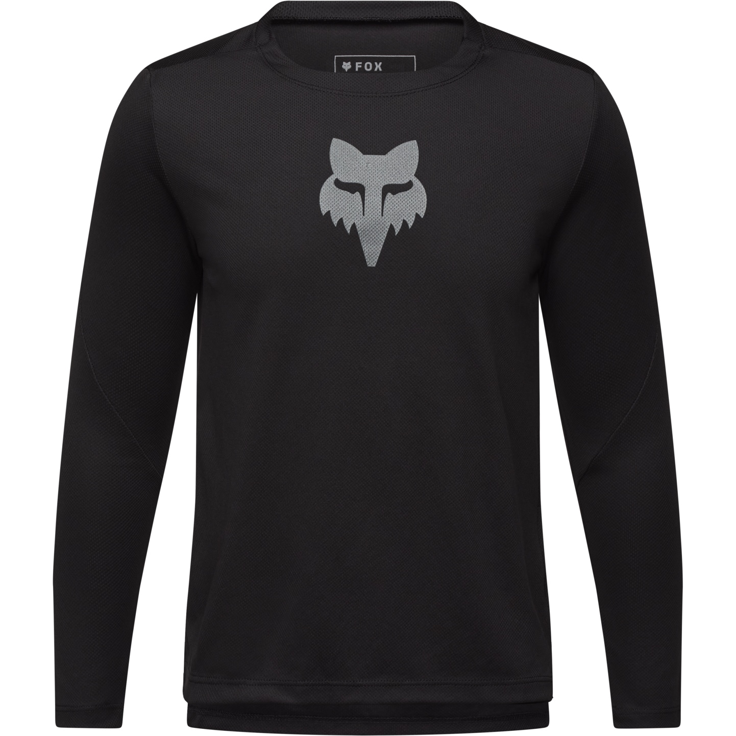 Productfoto van FOX Ranger MTB Fietsshirt met lange mouwen Kinderen - Fox Head - zwart