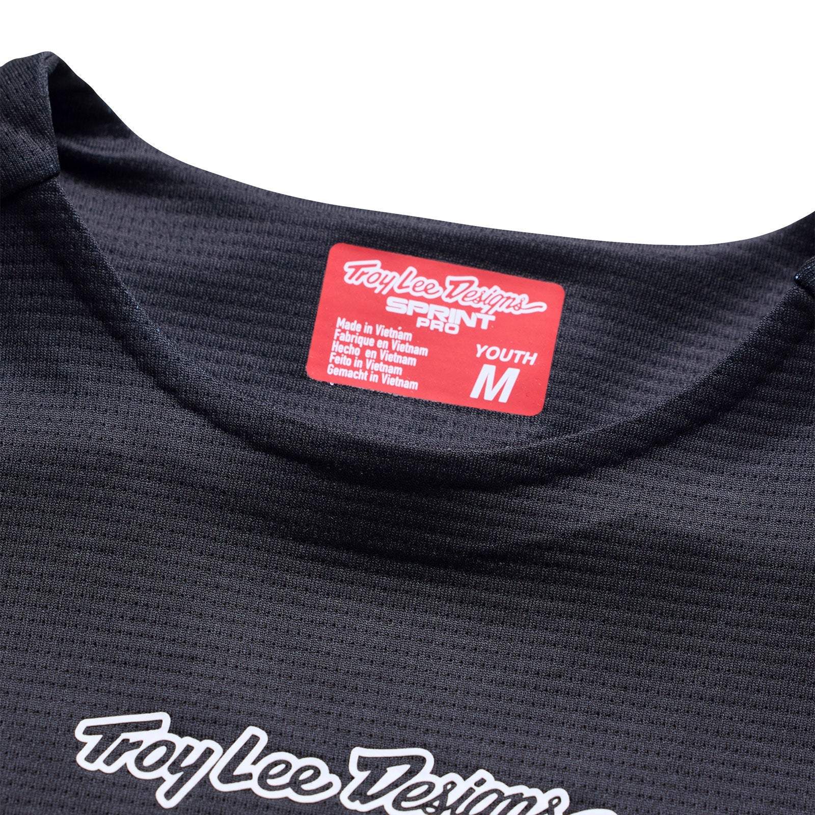 Troy Lee Designs Sprint Pro Long Sleeve Jersey Kids - Mono Black