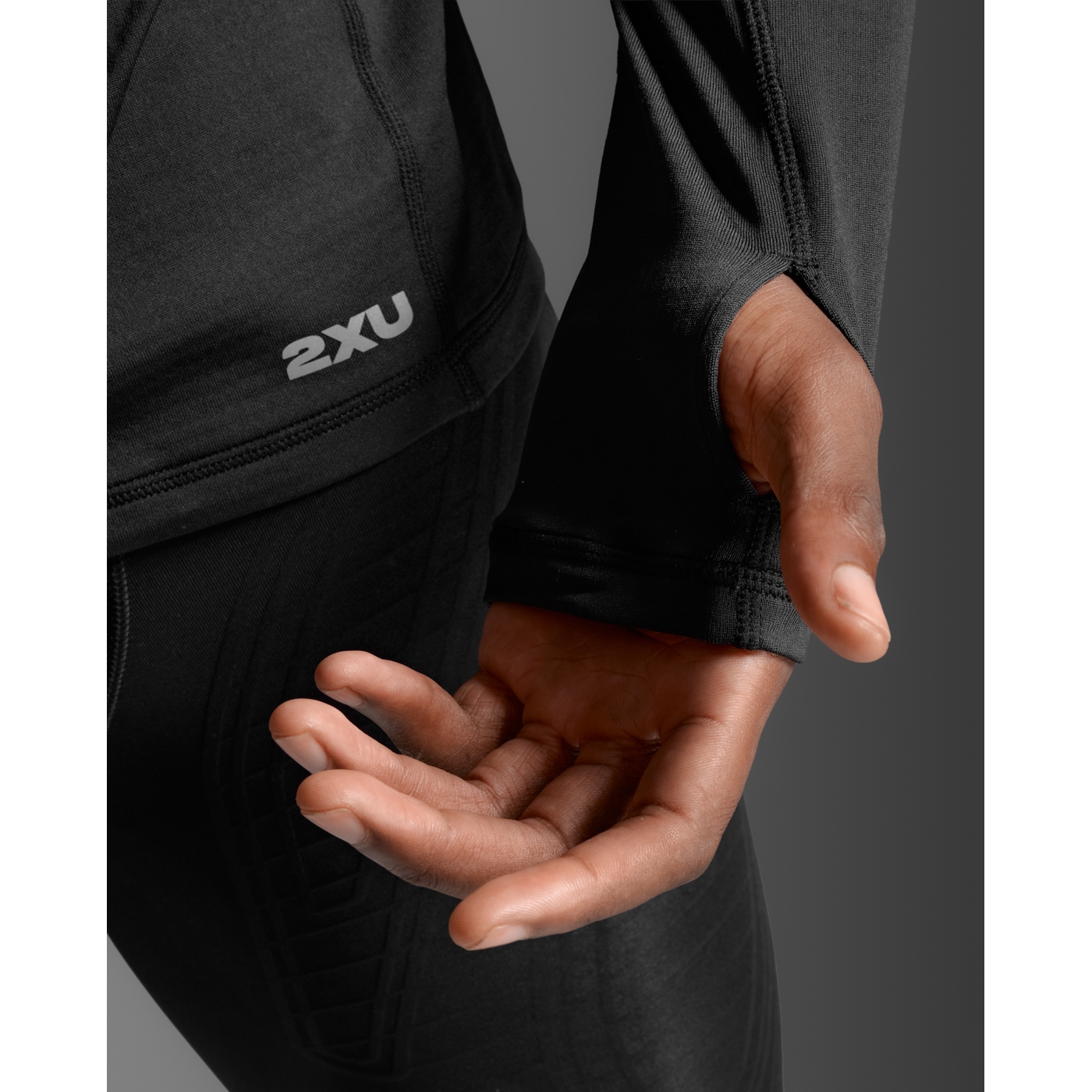 2XU Ignition Grid Base Layer Men - black/silver reflective | BIKE24