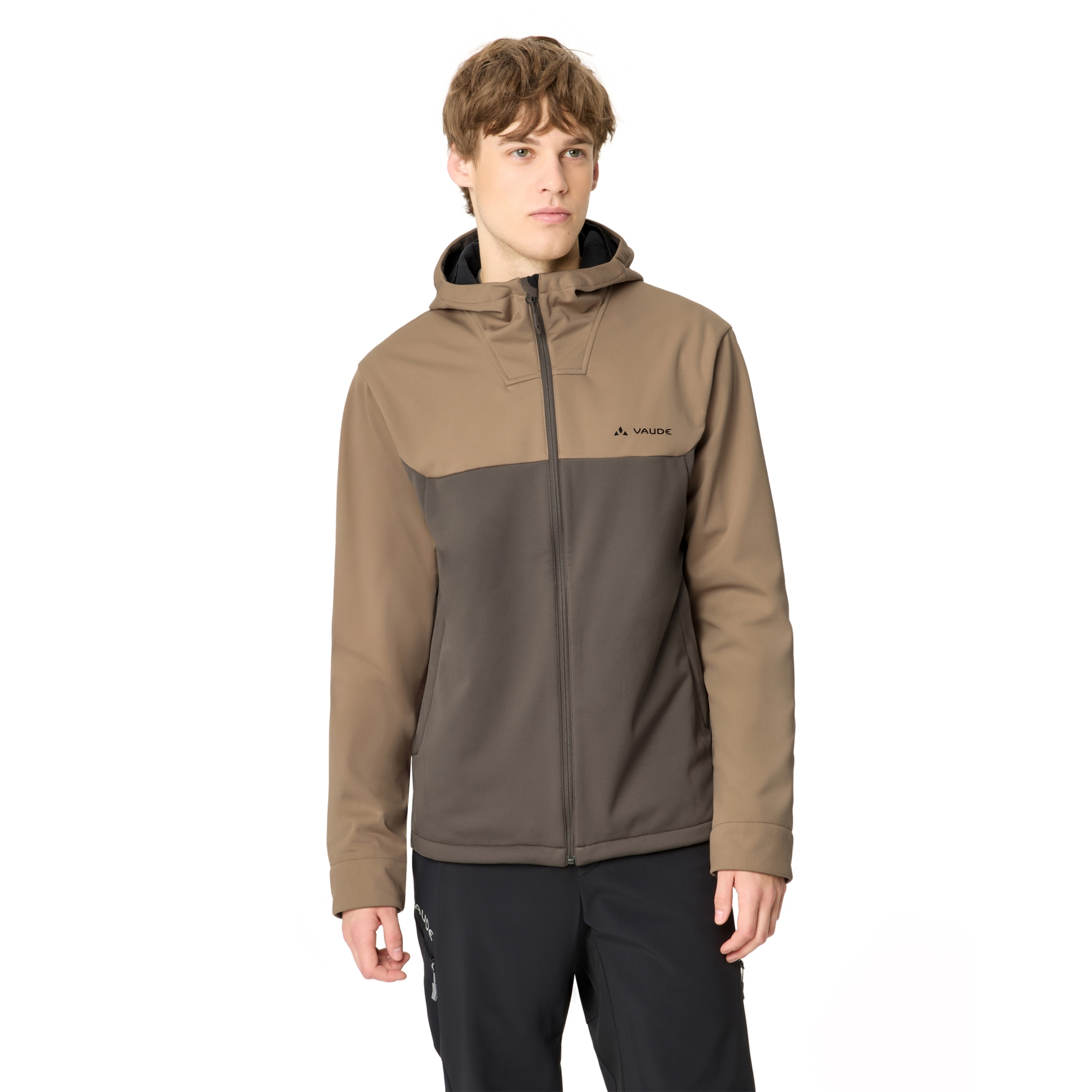 Vaude Qimsa Hooded Softshell Jacket II Men - oat | BIKE24