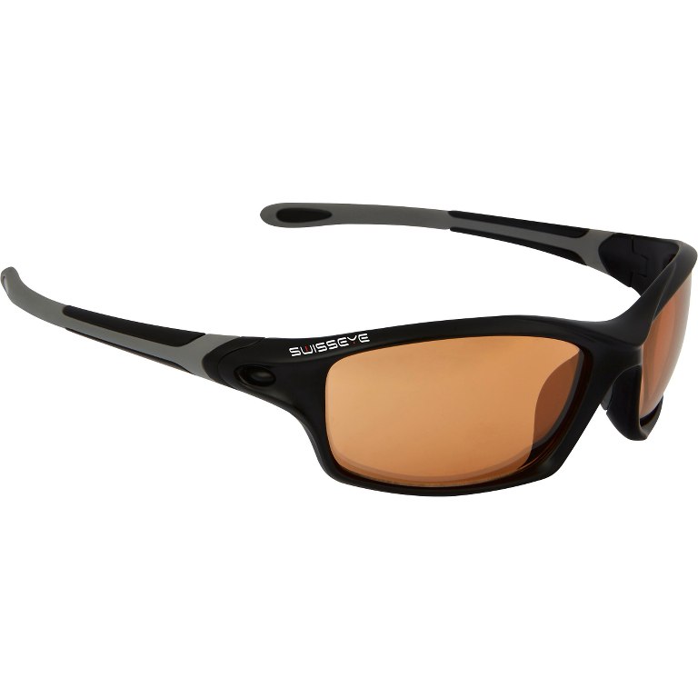 Picture of Swiss Eye Grip Glasses - Black Matt/Dark Grey - Photochromic Orange-Smoke 12261