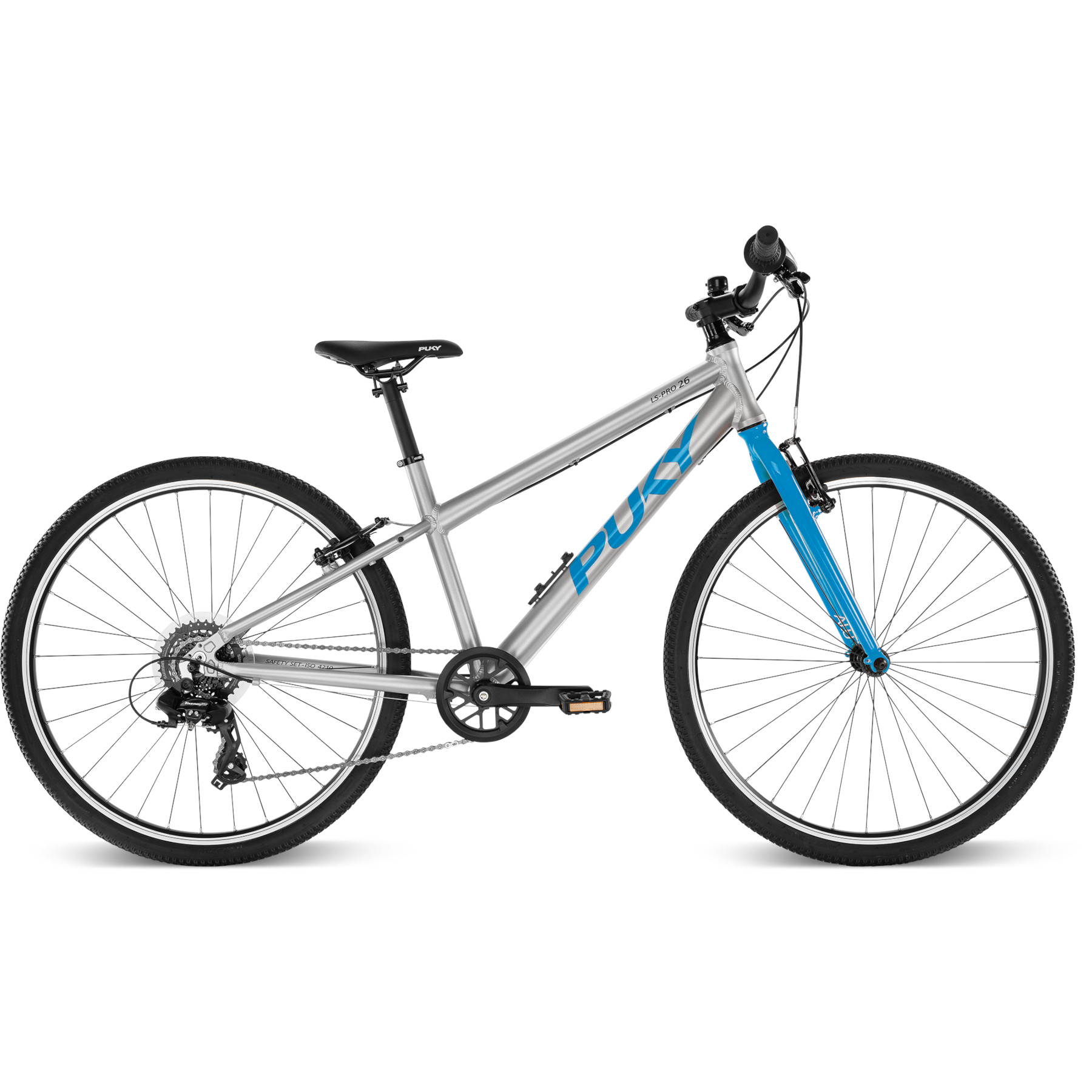 Productfoto van Puky LS-PRO 26-8 Children´s Bike - 26&quot; | 8-Speed - silver/blue