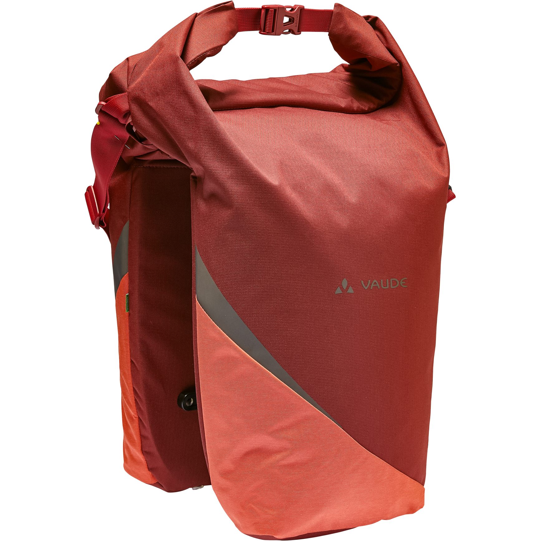 Picture of Vaude Road Master Urban (Double) Bicycle bag - 32+6L - dark cherry