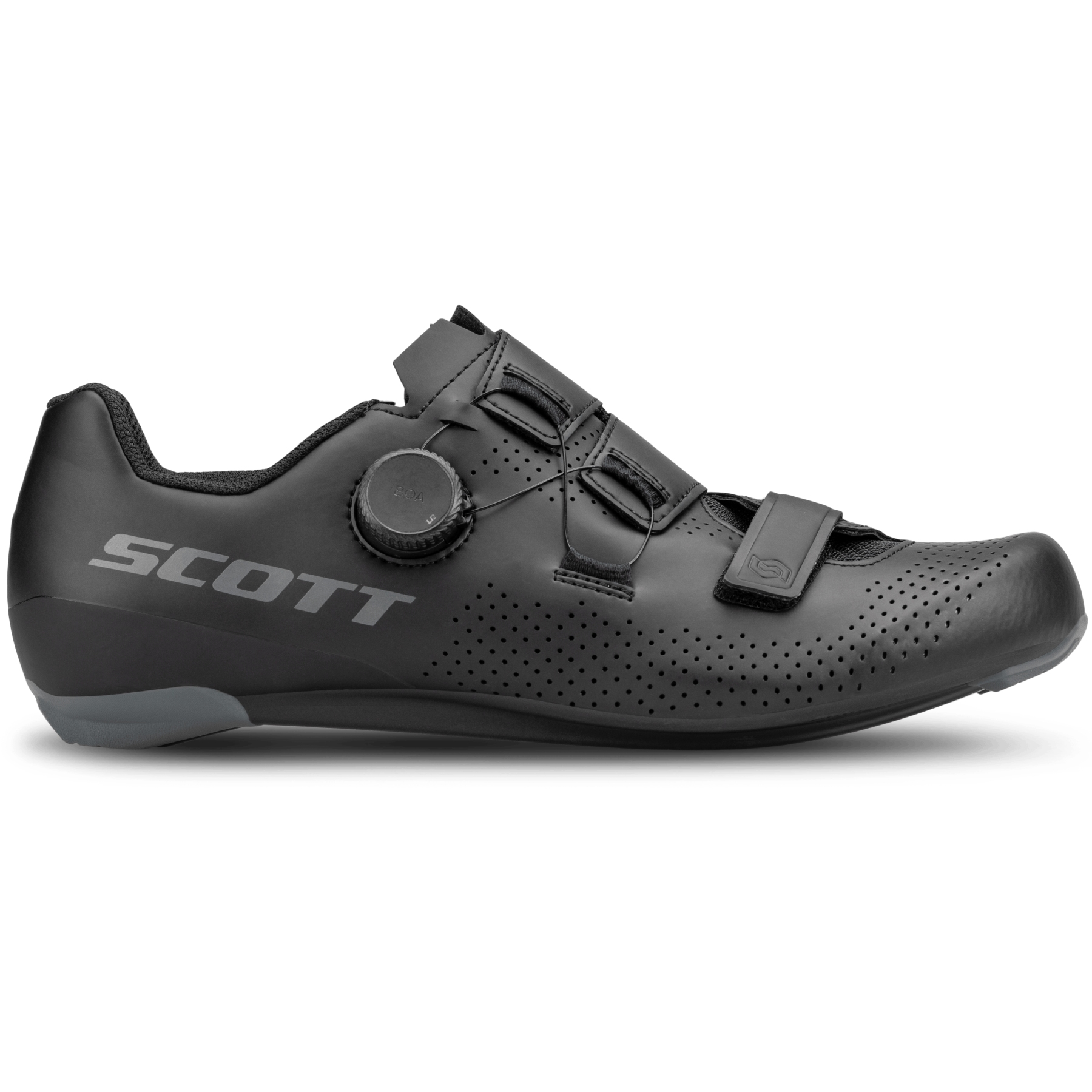 SCOTT Road Team BOA® Shoes Men - matt black/dark grey | BIKE24
