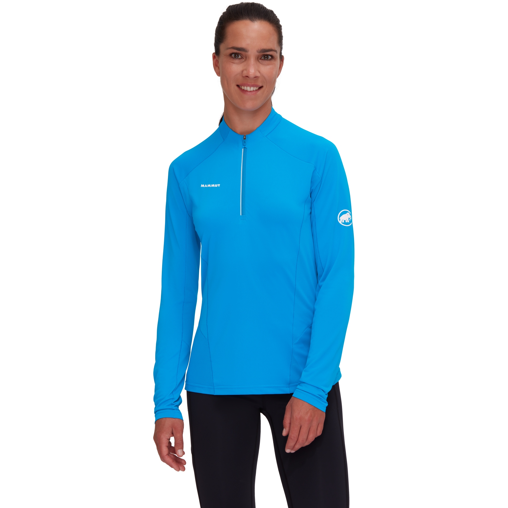 Foto de Mammut Camiseta de Manga Larga Mujer - Aenergy Half Zip - glacier blue