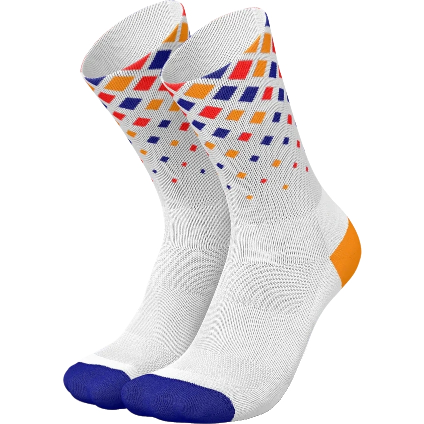 Produktbild von INCYLENCE Running Crystals Socken - Weiß Lila Orange