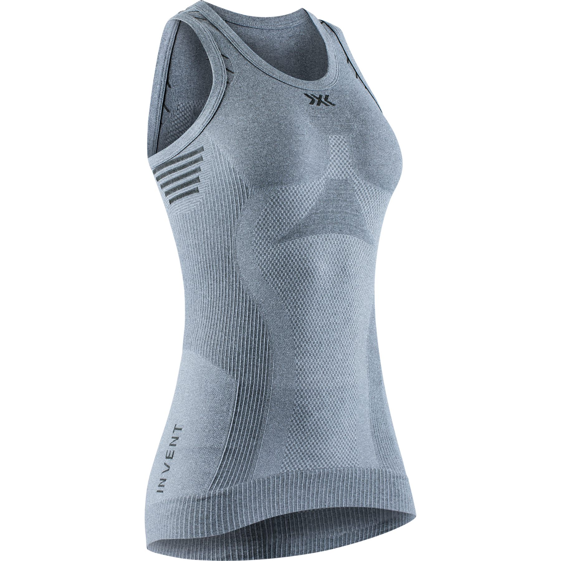 Produktbild von X-Bionic Invent 4.0 LT Singlet Unterhemd für Damen - grey melange/anthracite