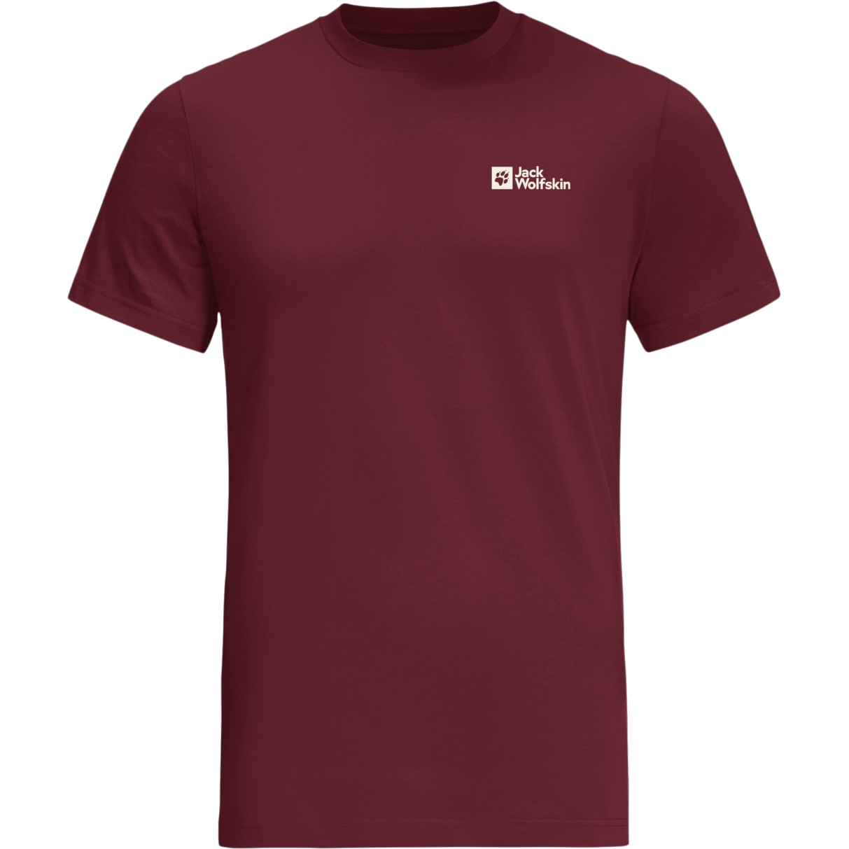 Produktbild von Jack Wolfskin Essential T-Shirt Herren - deep ruby