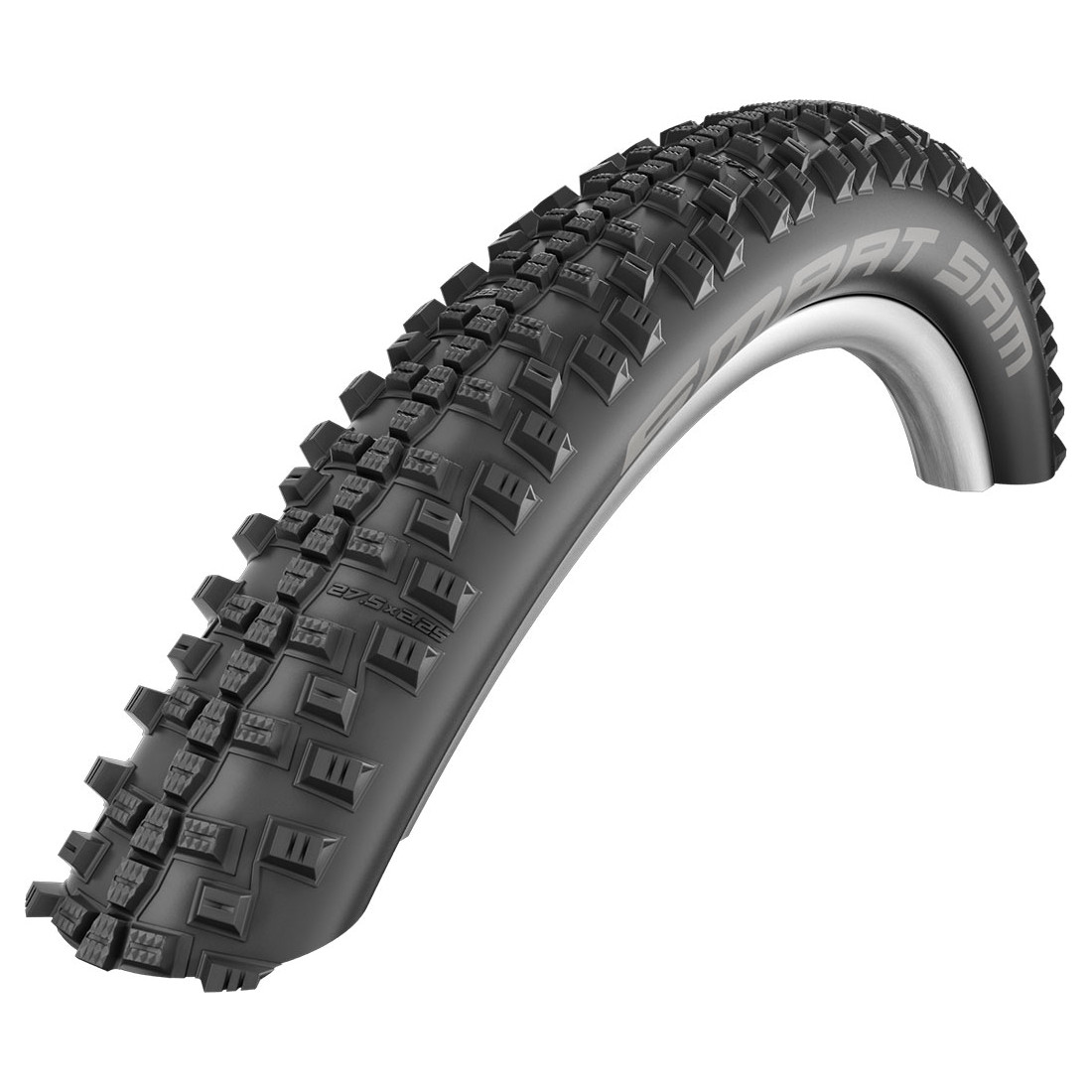 Picture of Schwalbe Smart Sam Wire Bead Tire - Performance | Addix | LiteSkin | E-50 - 28x1.75&quot; | Black-Reflex