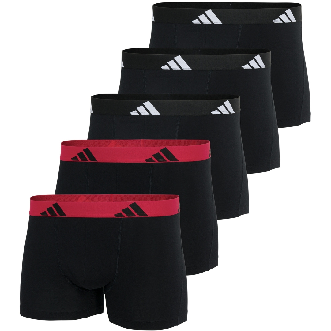 спортивное нижнее белье adidas Active Flex Cotton Trunk Men - 5 упаковок - 902 шт. в ассортименте